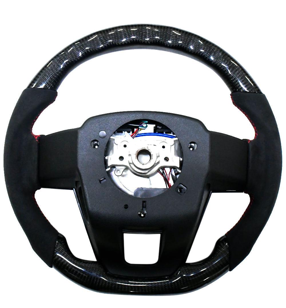 Fortuner Real Carbon With Led Steering wheel-STEERING WHEEL-RETRO SOLUTIONS-CARPLUS
