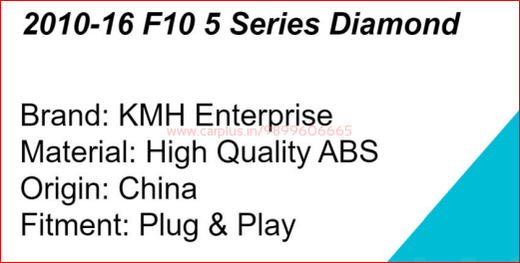 
                  
                    Grill for BMW 5Series F10-BMW GRILLS-RETRO SOLUTIONS-CARPLUS
                  
                