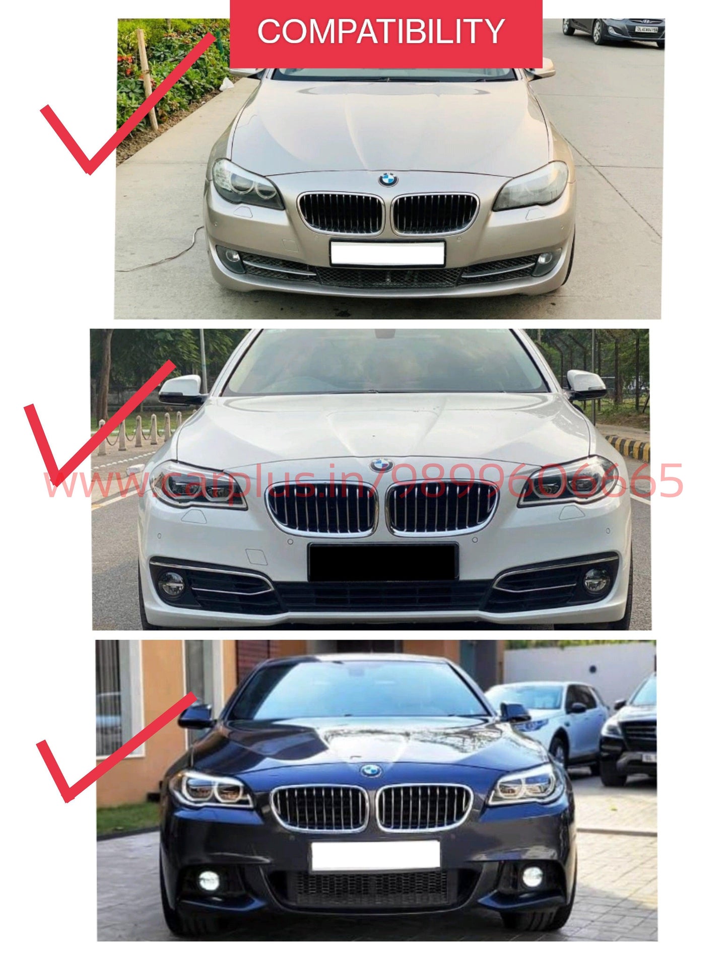 
                  
                    Grill for BMW 5Series F10-BMW GRILLS-RETRO SOLUTIONS-CARPLUS
                  
                