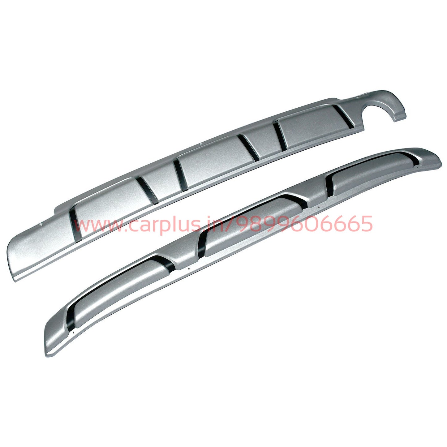 
                  
                    KMH Front & Rear Bumper Skid Plate for Toyota Hycross(Silver//Black)-SKID PLATE-KMH-CARPLUS
                  
                
