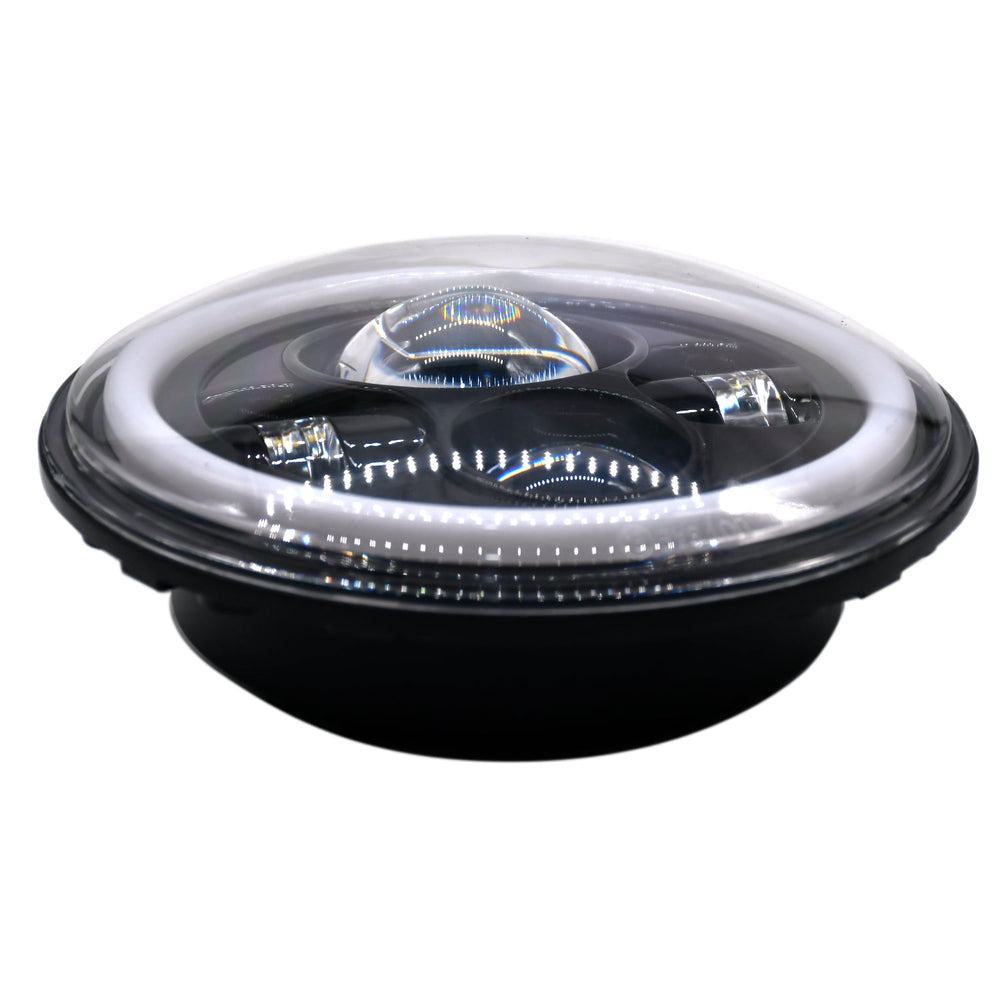 
                  
                    Full Ring Round LED 7" Headlight for Mahindra Thar-AFTERMARKET HEAD LIGHT-KMH-CARPLUS
                  
                