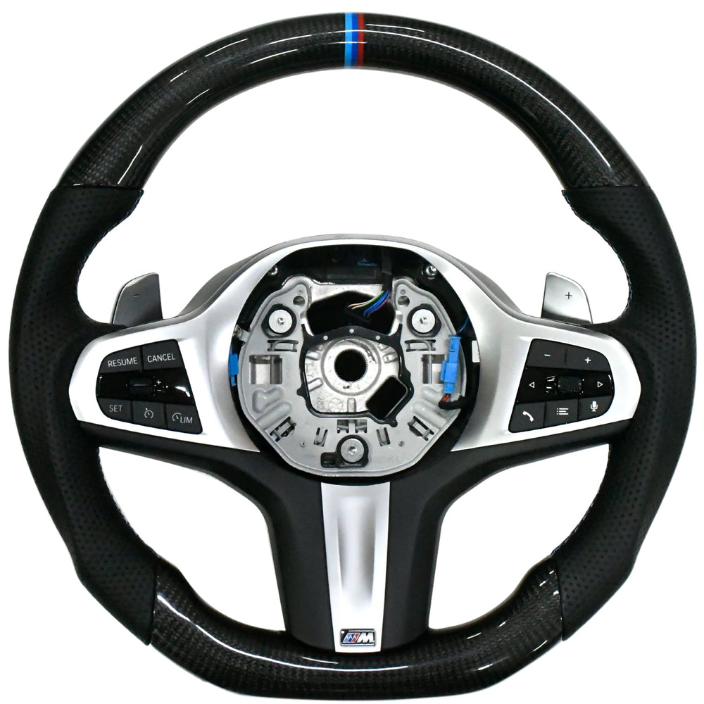 G SERIES CARBON FIBRE STEERING WHEEL-CARPLUS-CARPLUS