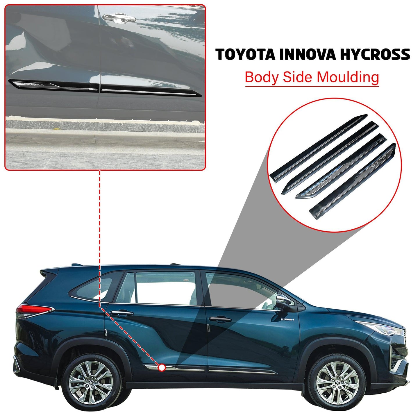 
                  
                    GFX GFSB-020 Body Side Moulding for Toyota Hycross-EXTERIOR-GFX-CARPLUS
                  
                