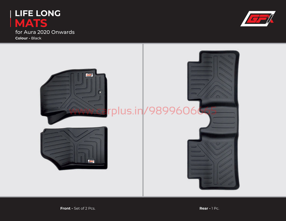 
                  
                    GFX Life Long Car Mats for Hyundai Aura-Black-LIFE LONG CAR MATS-GFX-CARPLUS
                  
                