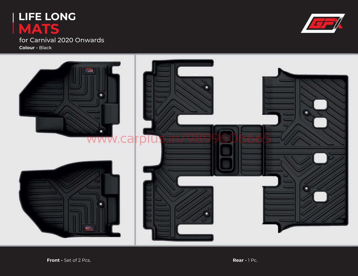 
                  
                    GFX Life Long Car Mats for Kia Carnival (Prestige)-LIFE LONG CAR MATS-GFX-CARPLUS
                  
                