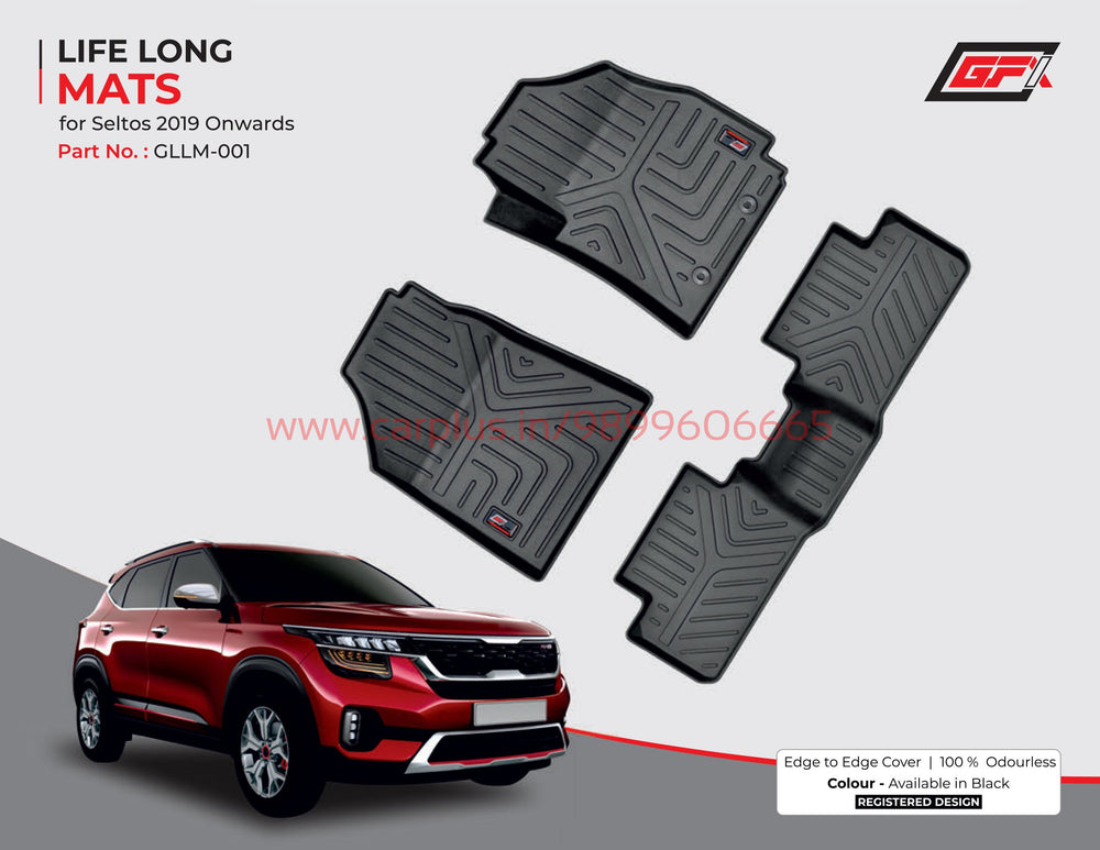 
                  
                    GFX Life Long Car Mats for Kia Seltos (2019-2021)-Black-LIFE LONG CAR MATS-GFX-CARPLUS
                  
                