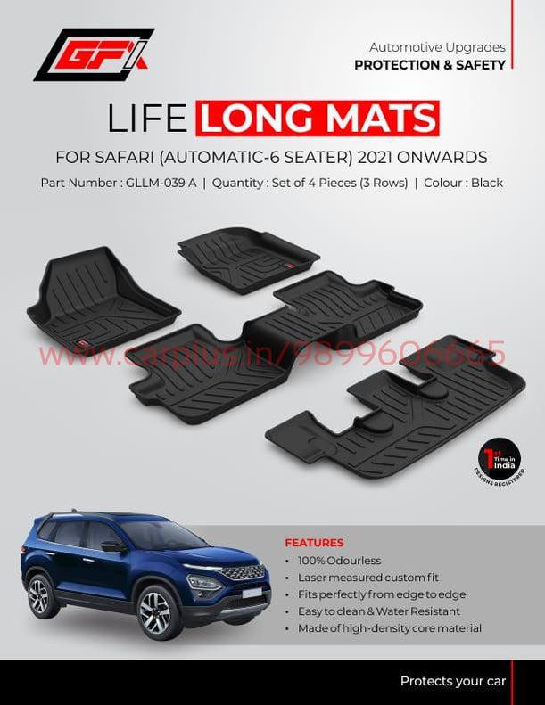 
                  
                    GFX Life Long Car Mats for Tata Safari 2020 Onwards-LIFE LONG CAR MATS-GFX-CARPLUS
                  
                