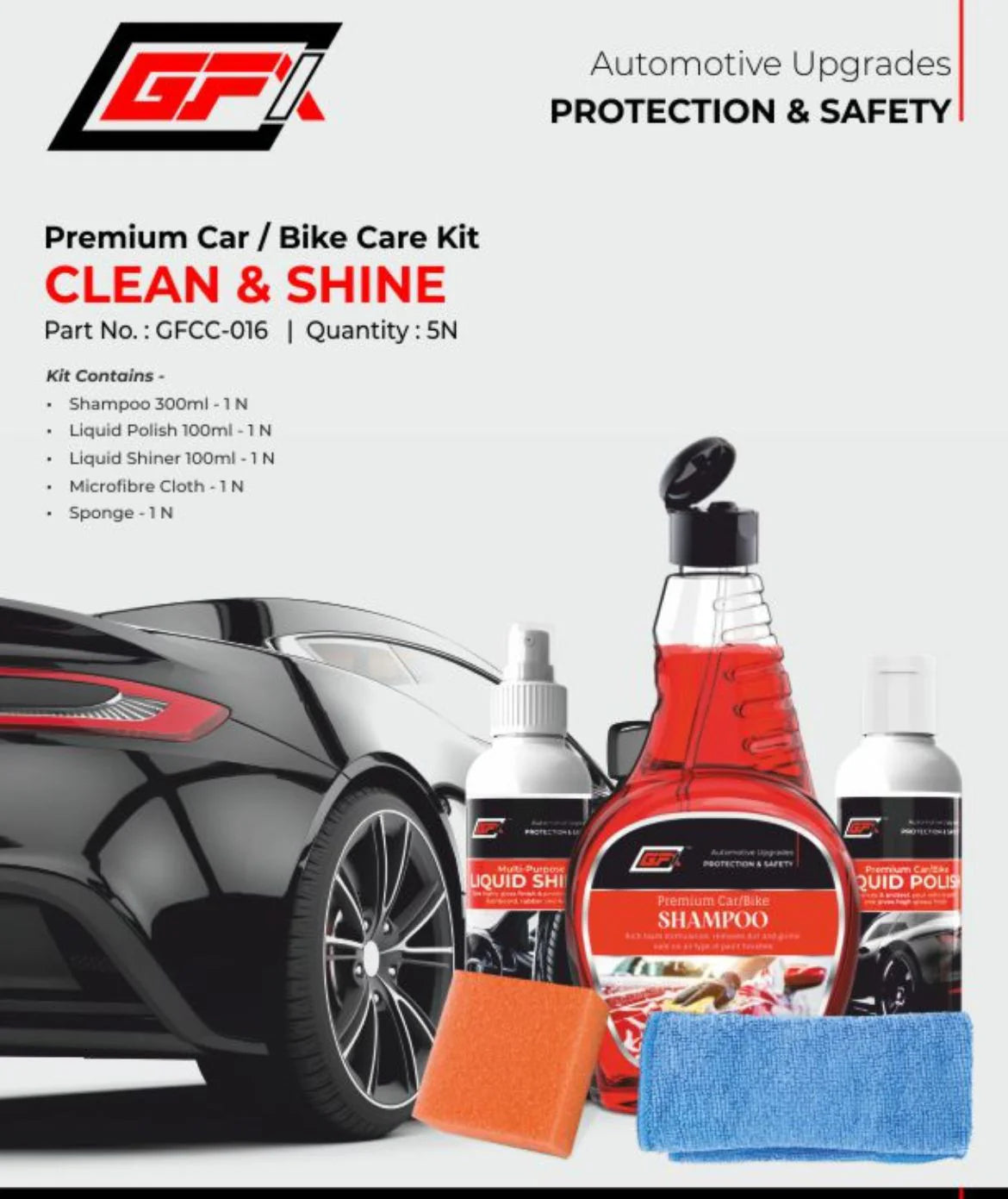 
                  
                    GFX Premium Car Care Kit Clean & Shine-CARE KIT-GFX-CARPLUS
                  
                