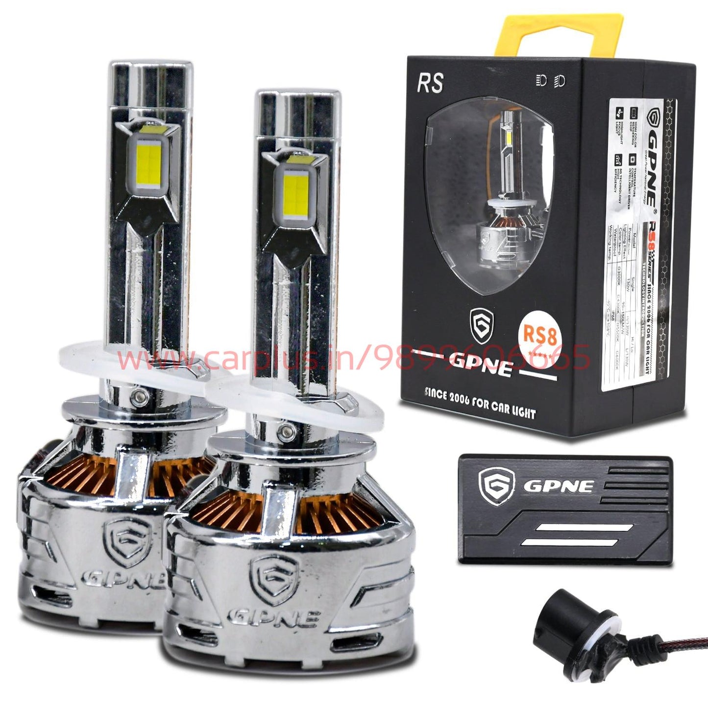 
                  
                    GPNE R8 LED Bulb Set 260W/12V/6000K/Set Of 2 Pcs-H27-CARPLUS-CARPLUS
                  
                