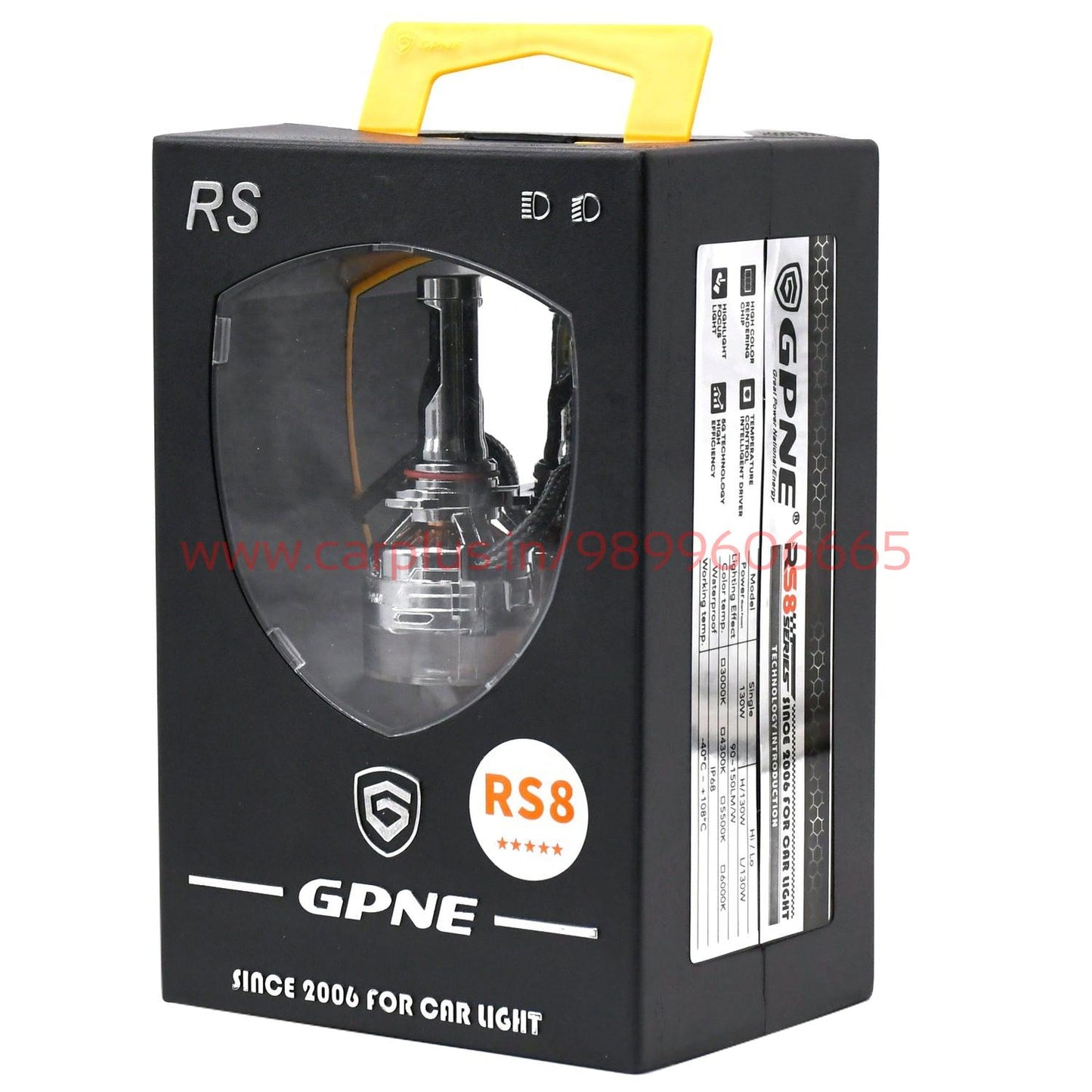 
                  
                    GPNE R8 LED Bulb Set 260W/12V/6000K/Set Of 2 Pcs-9005-CARPLUS-CARPLUS
                  
                