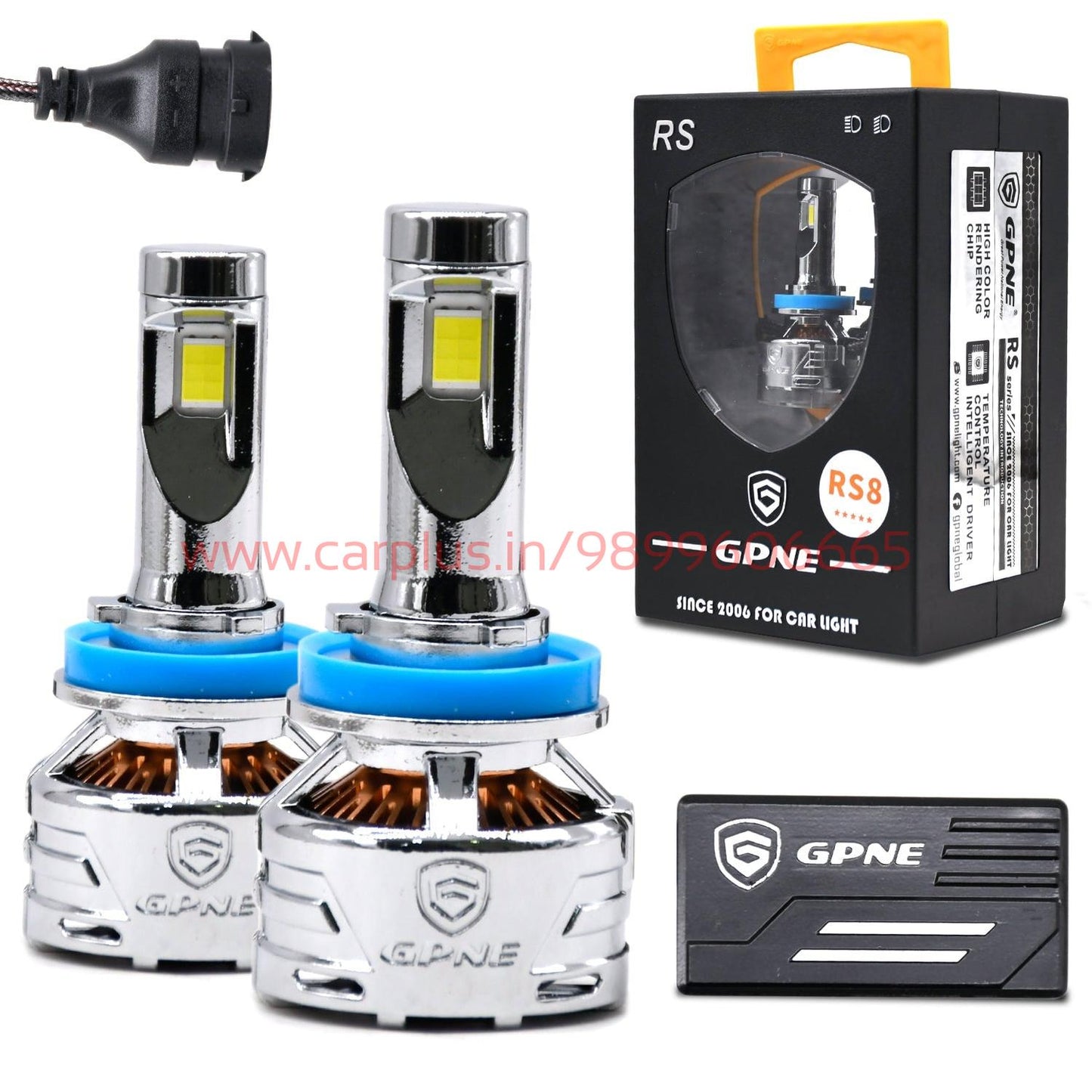 
                  
                    GPNE R8 LED Bulb Set 260W/12V/6000K/Set Of 2 Pcs-H8/H11-CARPLUS-CARPLUS
                  
                