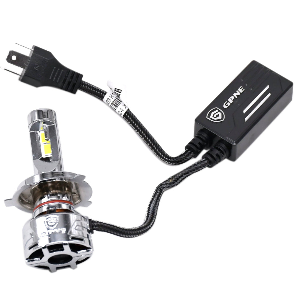 GPNE RS8 LED Bulb Set 260W/12V/6000K/Set Of 2 Pcs-H4/H19 – CARPLUS