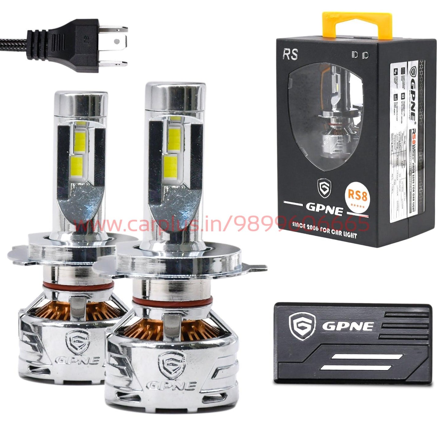 
                  
                    GPNE R8 LED Bulb Set 260W/12V/6000K/Set Of 2 Pcs-H4/H19-CARPLUS-CARPLUS
                  
                