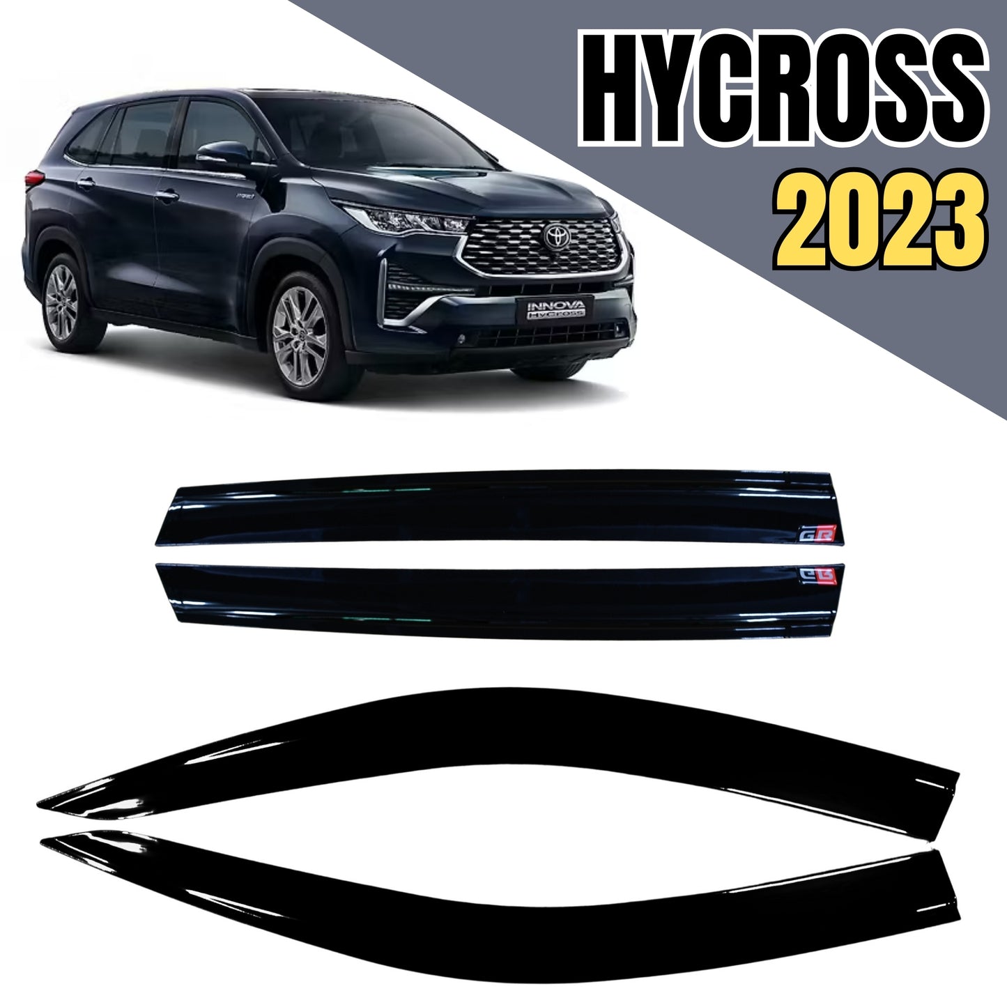 
                  
                    GR Door Visor for Toyota Hycross-DOOR VISOR-RETRO-CARPLUS
                  
                