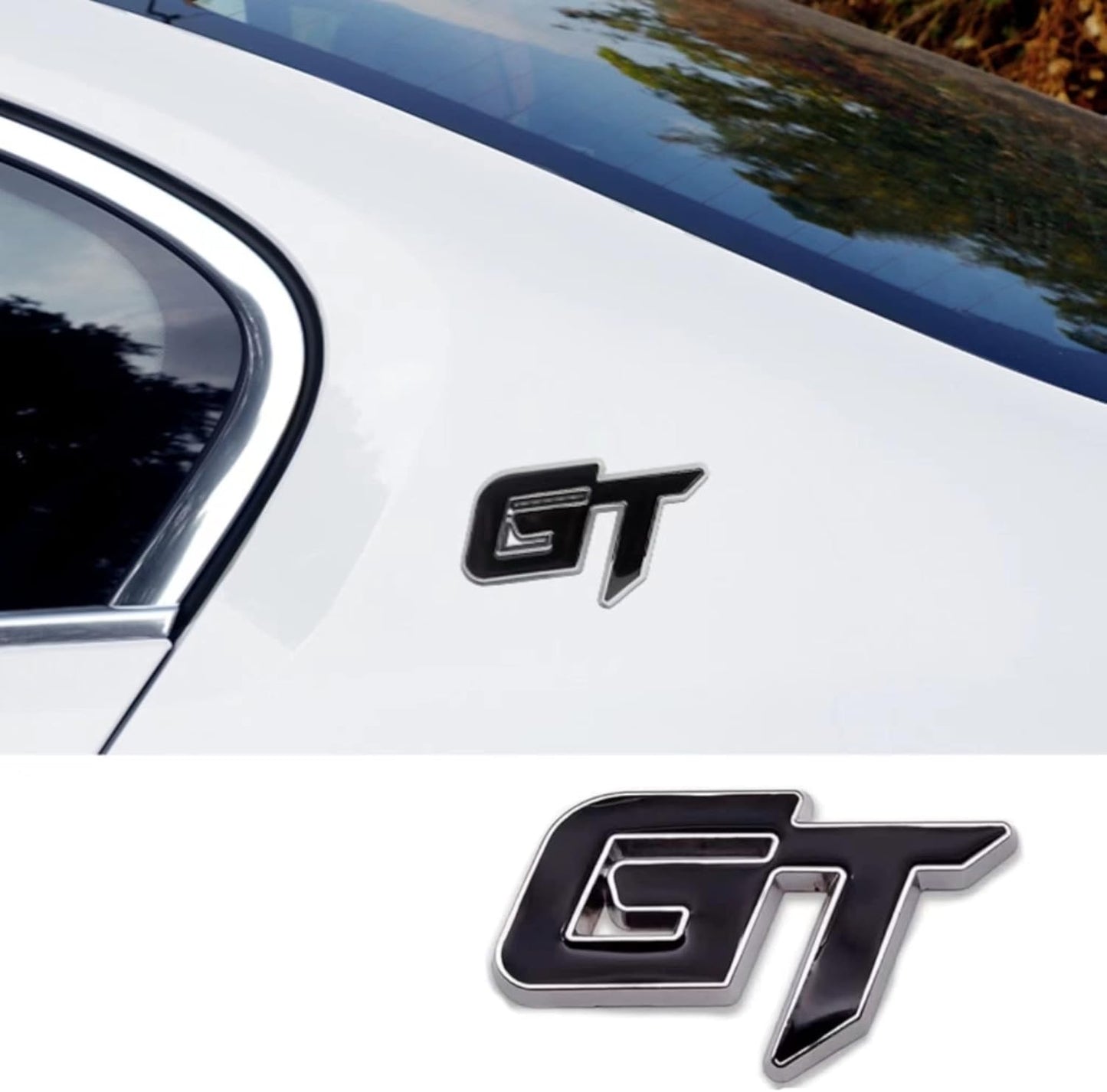 
                  
                    GT Emblem 3D Badge-BADGES-CARPLUS-Black & Chrome-CARPLUS
                  
                