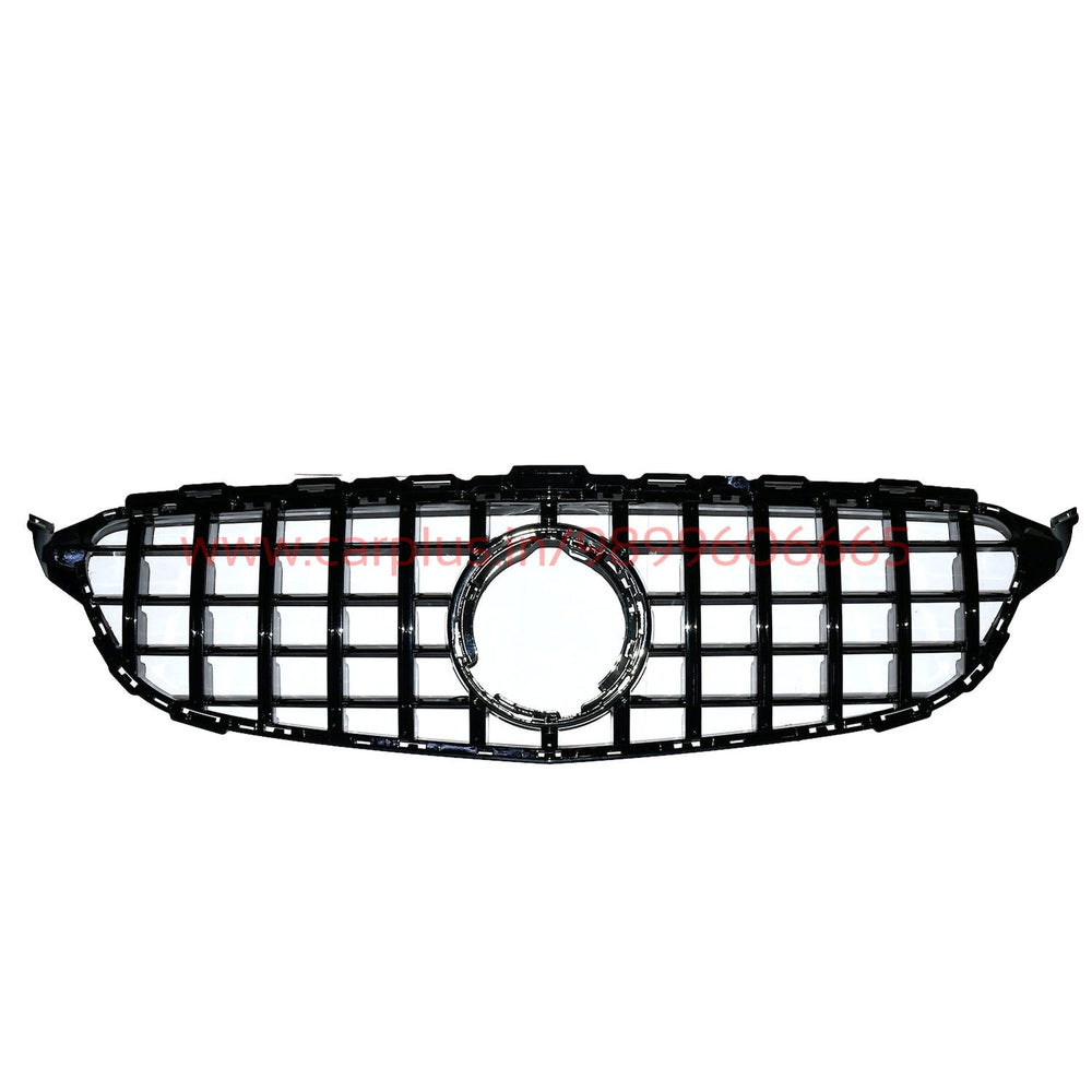 GT Grill for Mercedes C Class W205-Silver-GRILLS-KMH-CARPLUS