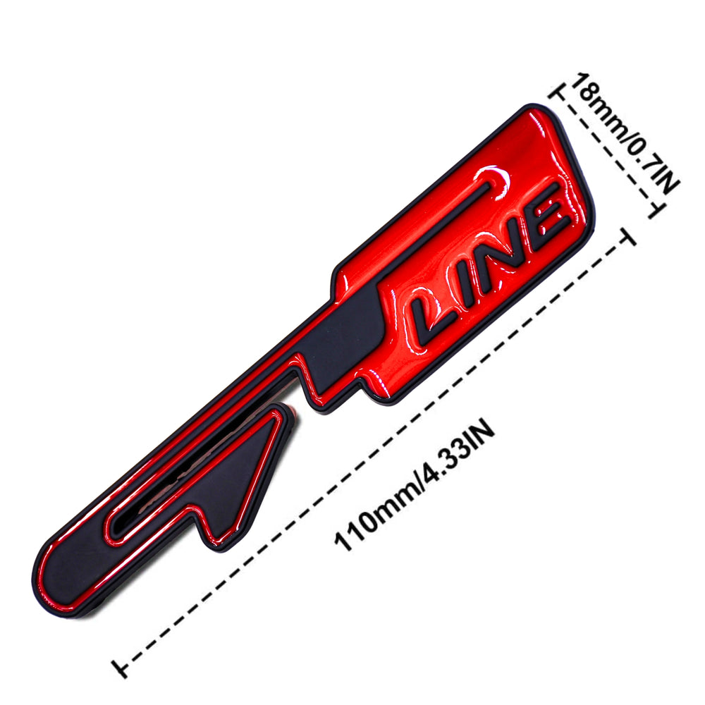 
                  
                    GT LINE Emblem 3D Badge-BADGES-CARPLUS-Black & Red-CARPLUS
                  
                