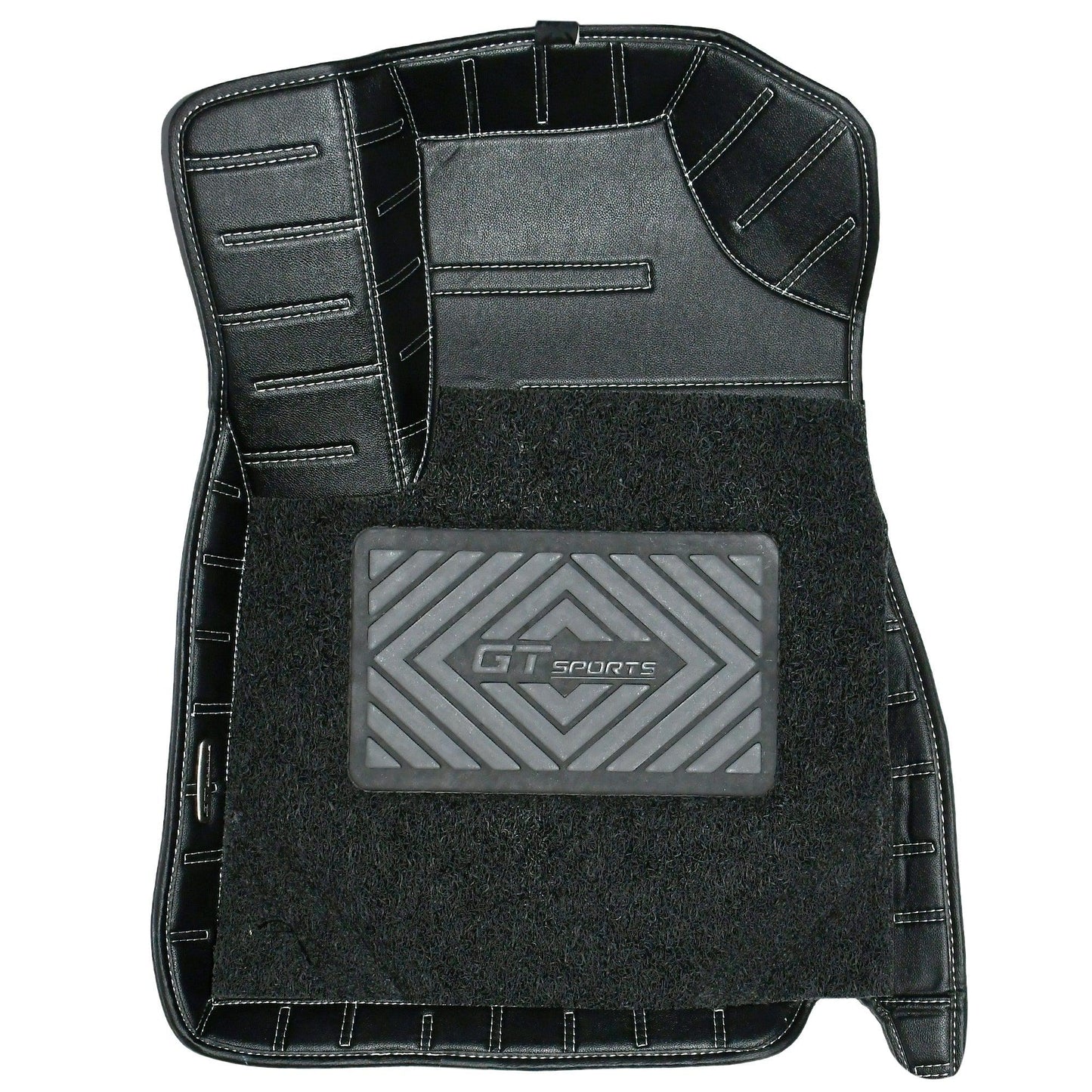 
                  
                    GT Sports 7D Leatherite Car Mats With Grass for Toyota Hycross Black With Silver Stiching(GM-Black)-7D MATS-TOP GEAR-CARPLUS
                  
                