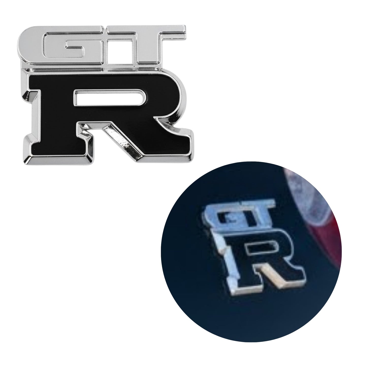 
                  
                    GTR Emblem 3D Badge-BADGES-CARPLUS-Chrome & Black-CARPLUS
                  
                