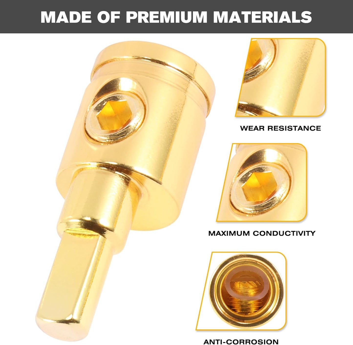 
                  
                    Gauge Adaptor Pure Copper 0 to 4 GA-ADAPTOR-Gauge-CARPLUS
                  
                