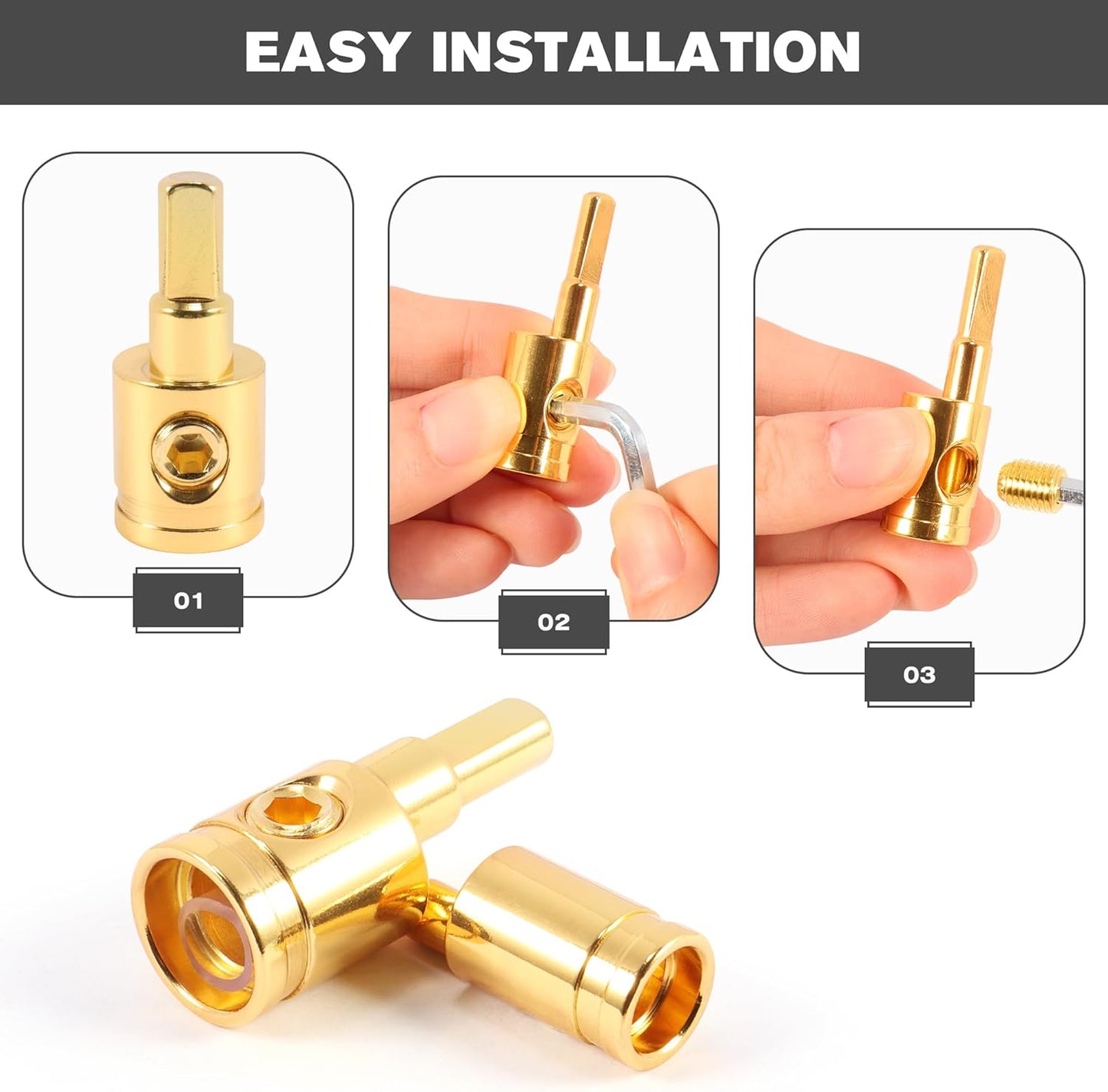 
                  
                    Gauge Adaptor Pure Copper 0 to 4 GA-ADAPTOR-Gauge-CARPLUS
                  
                