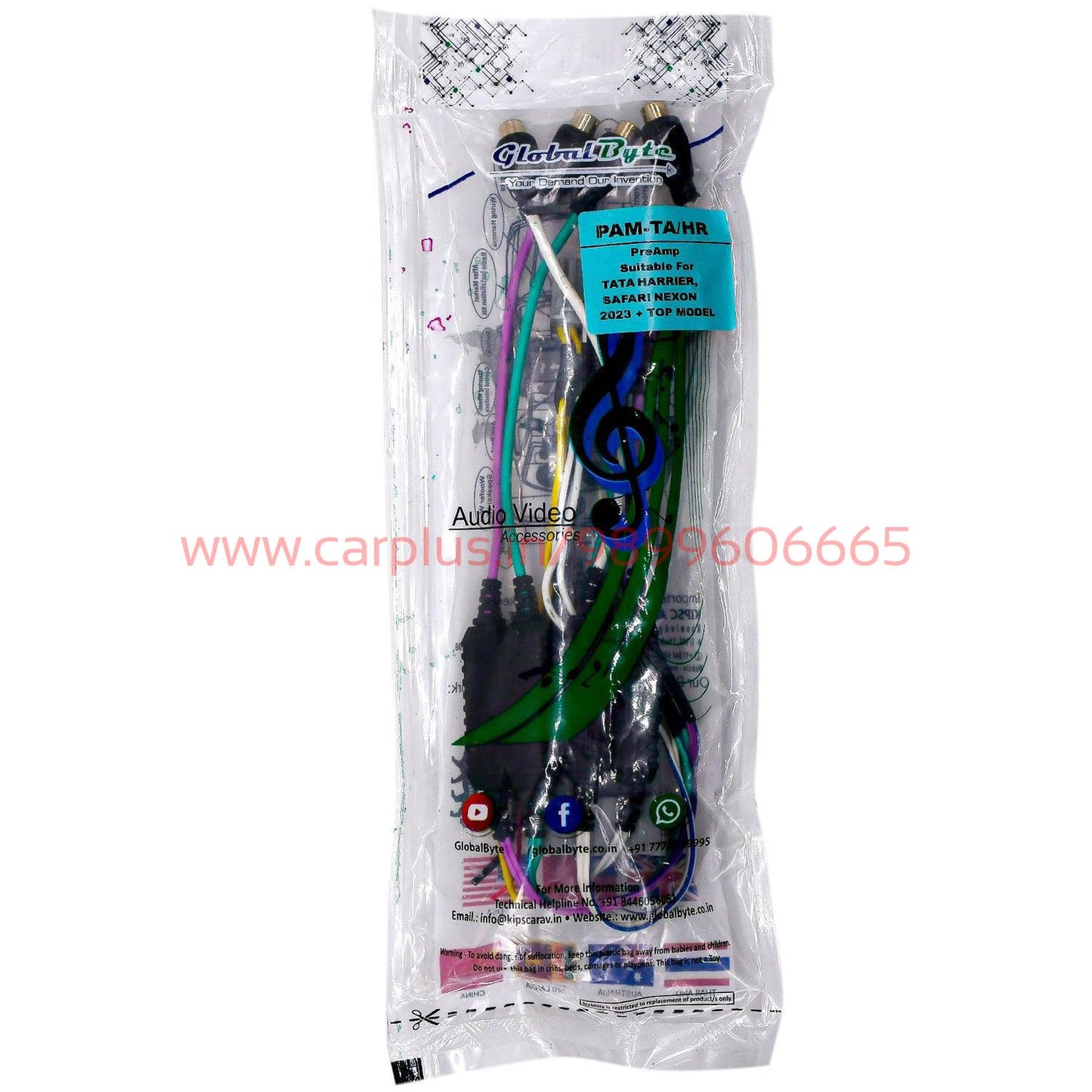 
                  
                    Global Byte PreAmp Suitable for Tata Harrier, Safari,Nexon 2023 + Top Model(PAM-TA/HR)-CONNECTOR-GLOBAL BYTE-CARPLUS
                  
                