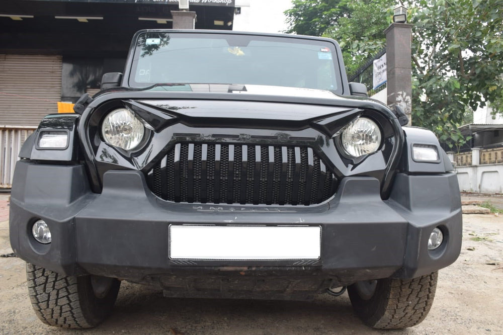 Grill for Mahindra Thar (ANGRY BIRD)-GRILLS-RETRO SOLUTIONS-CARPLUS