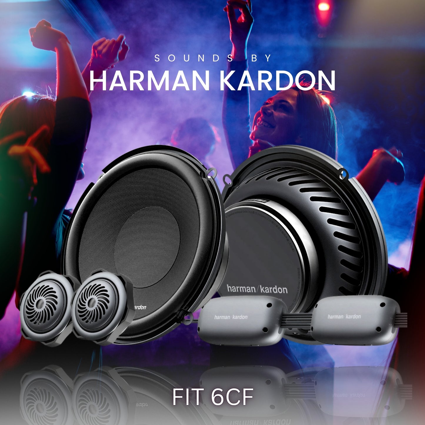 
                  
                    HARMAN KARDON 2Way Component Speakers Without Grille - FIT 6CF-COMPONENT SPEAKERS-HARMAN-CARPLUS
                  
                