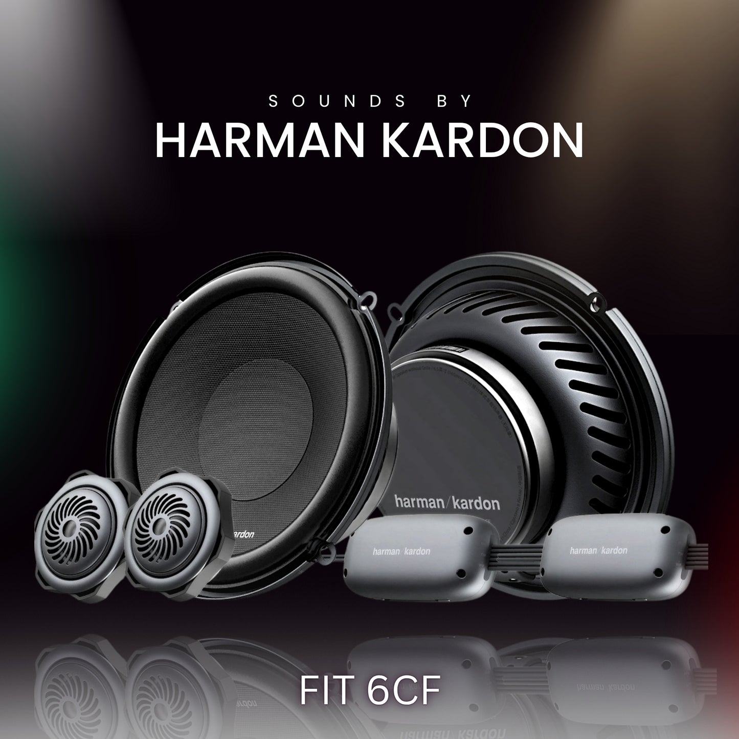 
                  
                    HARMAN KARDON 2Way Component Speakers Without Grille - FIT 6CF-COMPONENT SPEAKERS-HARMAN-CARPLUS
                  
                
