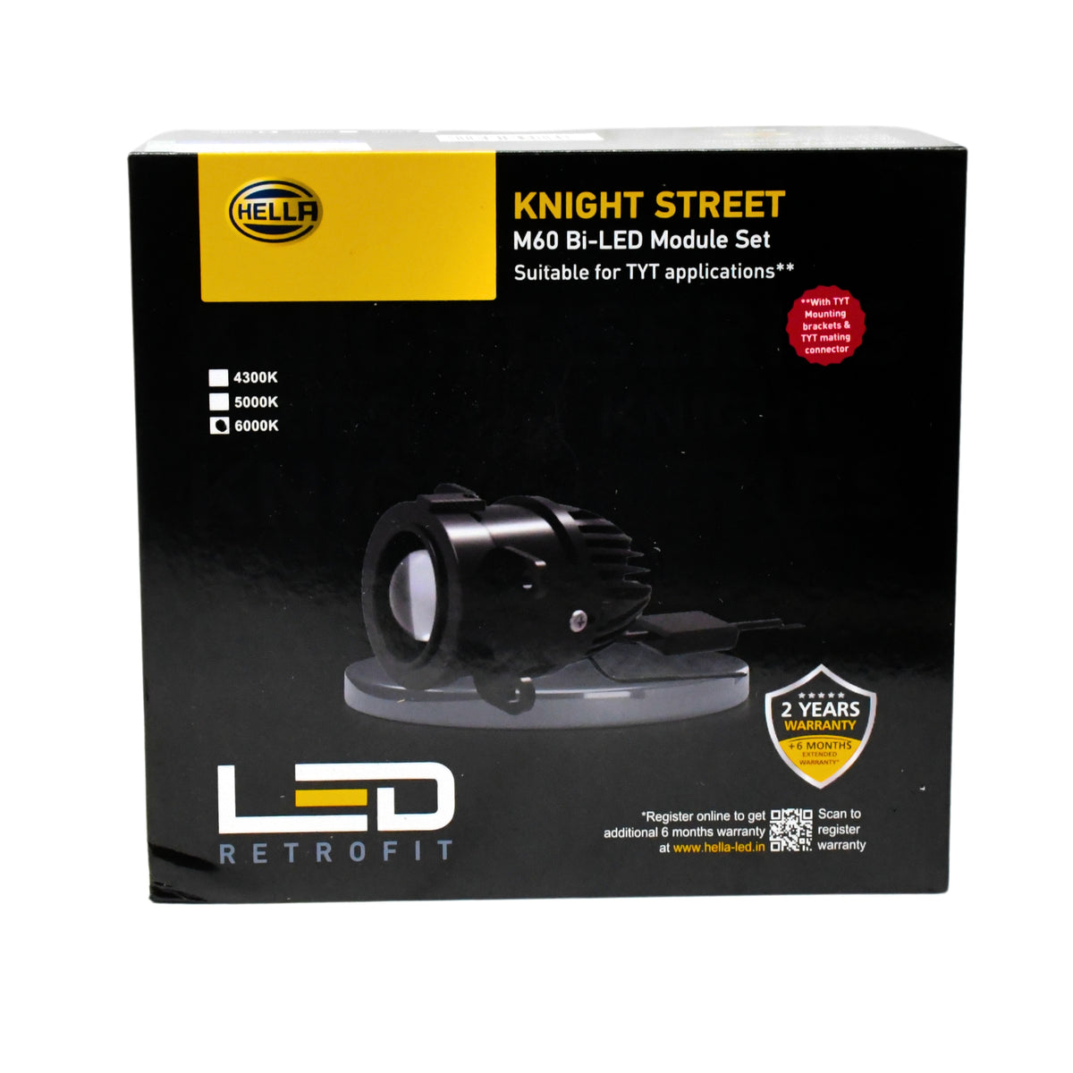 HELLA Knight Street M60 Bi-LED Module Set 6000K(358.206-311) – CARPLUS