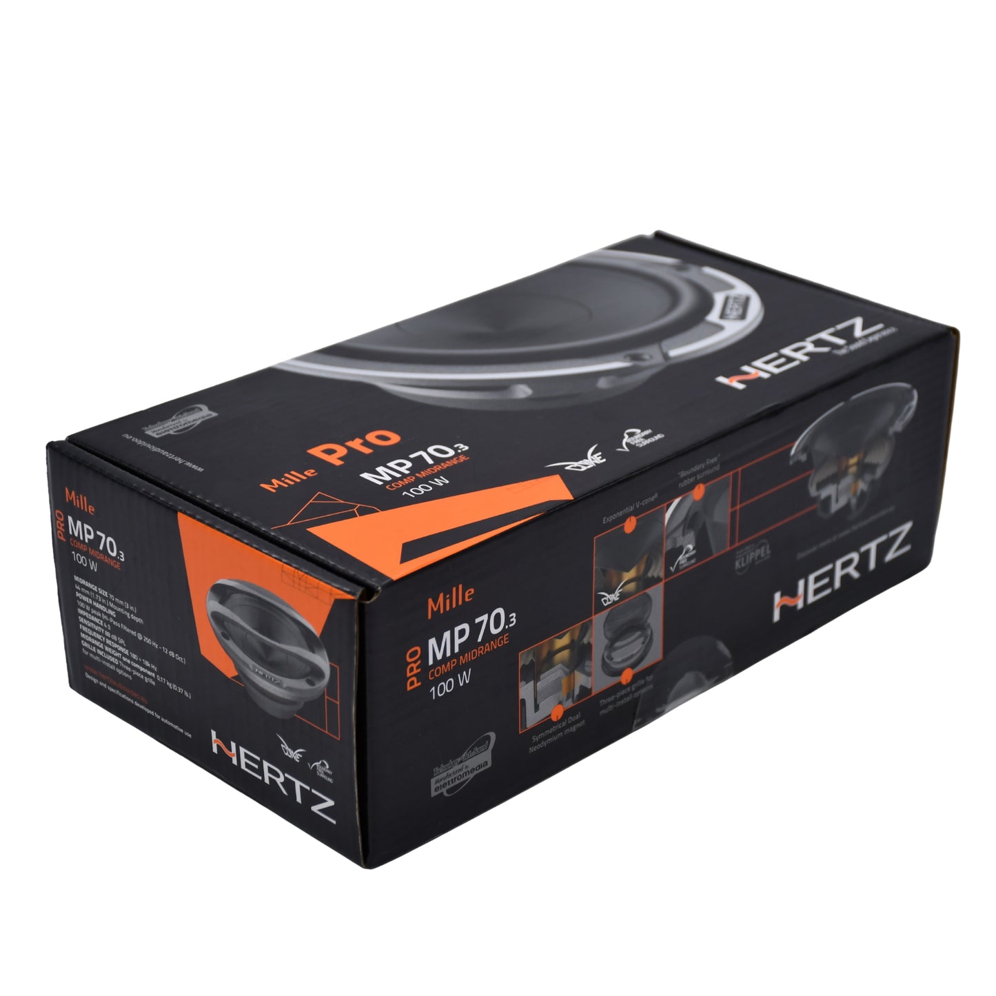 
                  
                    HERTZ Mid Range Component Speaker - Millepro series-MP 70.3-MIDRANGE-HERTZ-CARPLUS
                  
                