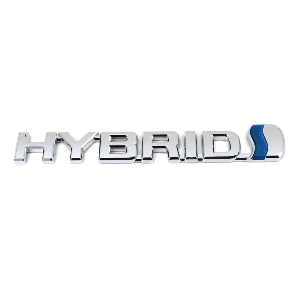 HYBRID Emblem 3D Badge-BADGES-CARPLUS-Chrome (Plastic)-CARPLUS