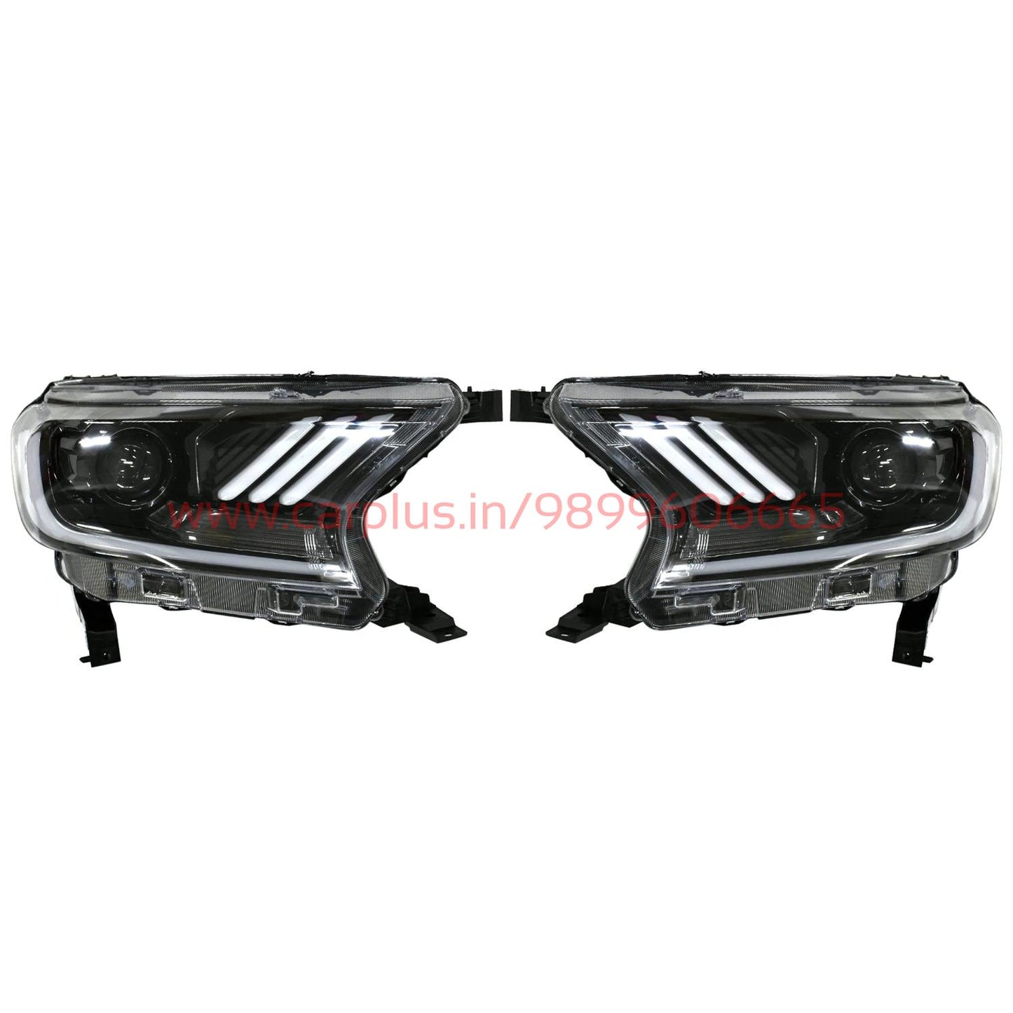
                  
                    Head Lamp for Ford Endeavour-2020 (MUSTANG DESIGN)-AFTERMARKET HEAD LAMP-RETRO SOLUTIONS-CARPLUS
                  
                