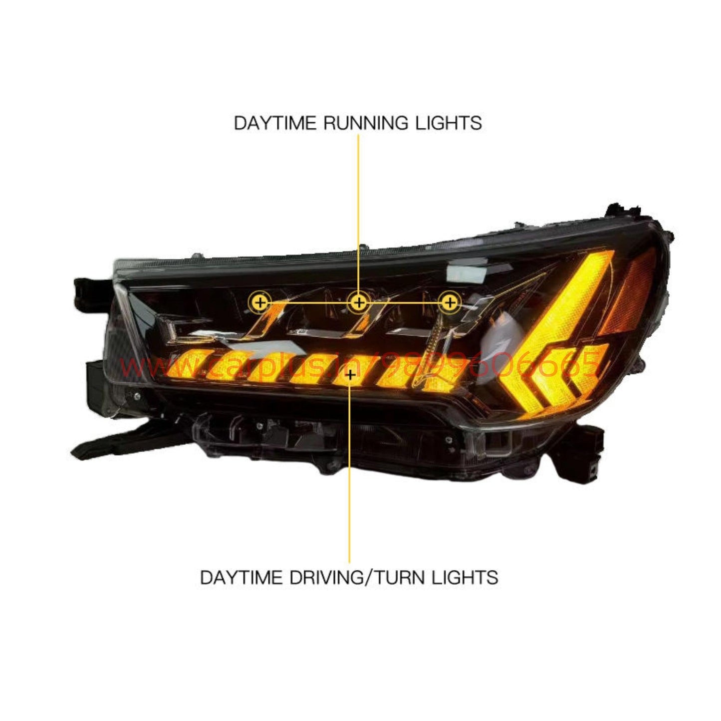 
                  
                    Head Lamp for Toyota Hilux-AFTERMARKET HEAD LAMP-RETRO SOLUTIONS-CARPLUS
                  
                