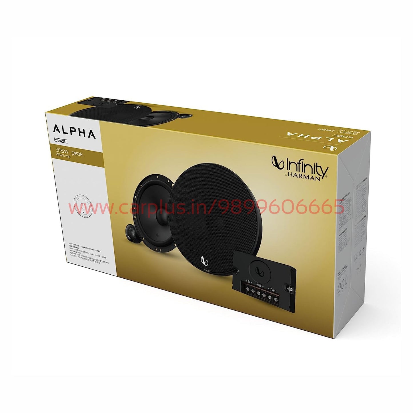 
                  
                    Infinity 6.5"/2 Way Component Speaker - ALPHA 650C-COMPONENT SPEAKERS-INFINITY-CARPLUS
                  
                