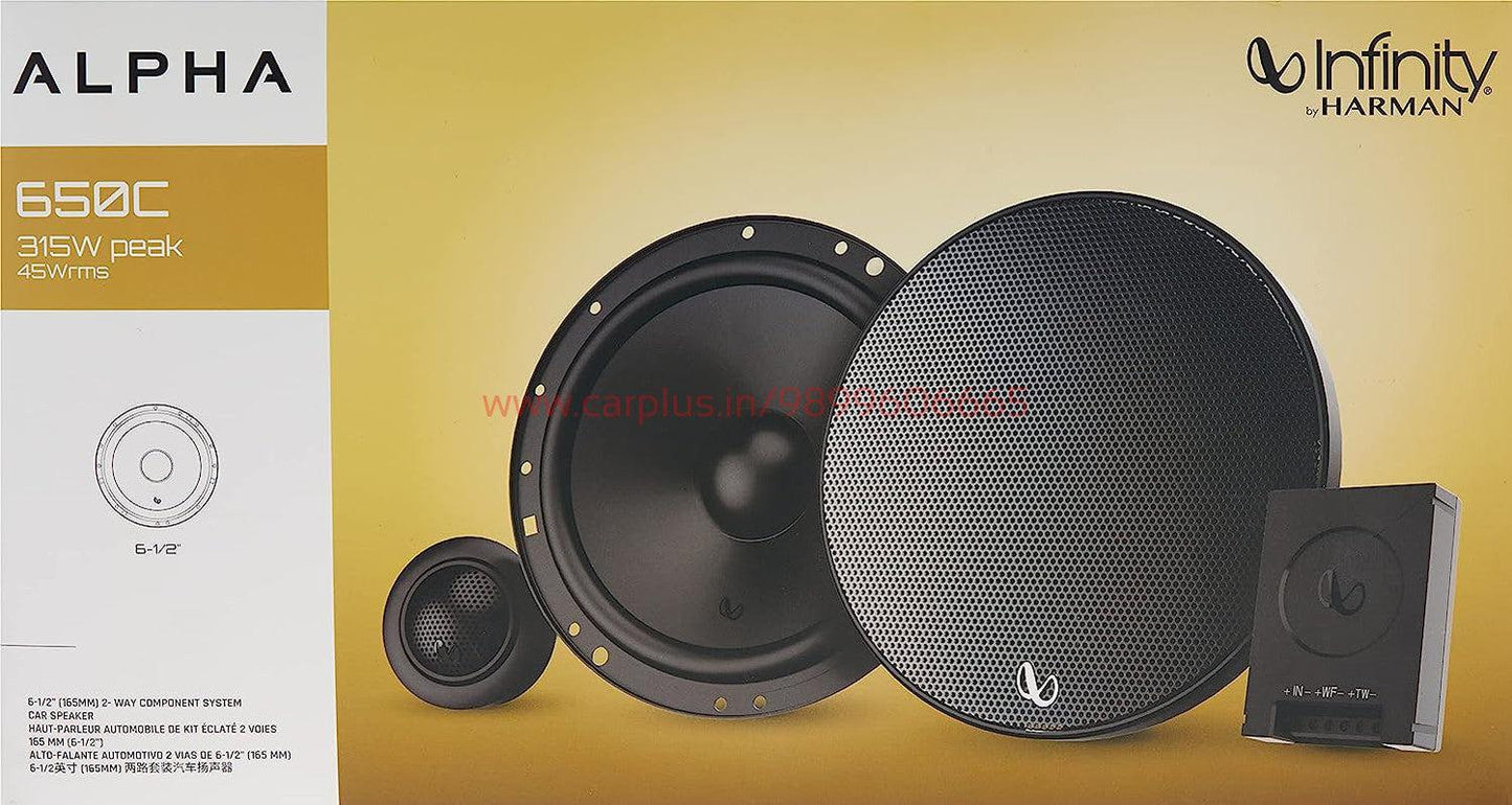 
                  
                    Infinity 6.5"/2 Way Component Speaker - ALPHA 650C-COMPONENT SPEAKERS-INFINITY-CARPLUS
                  
                