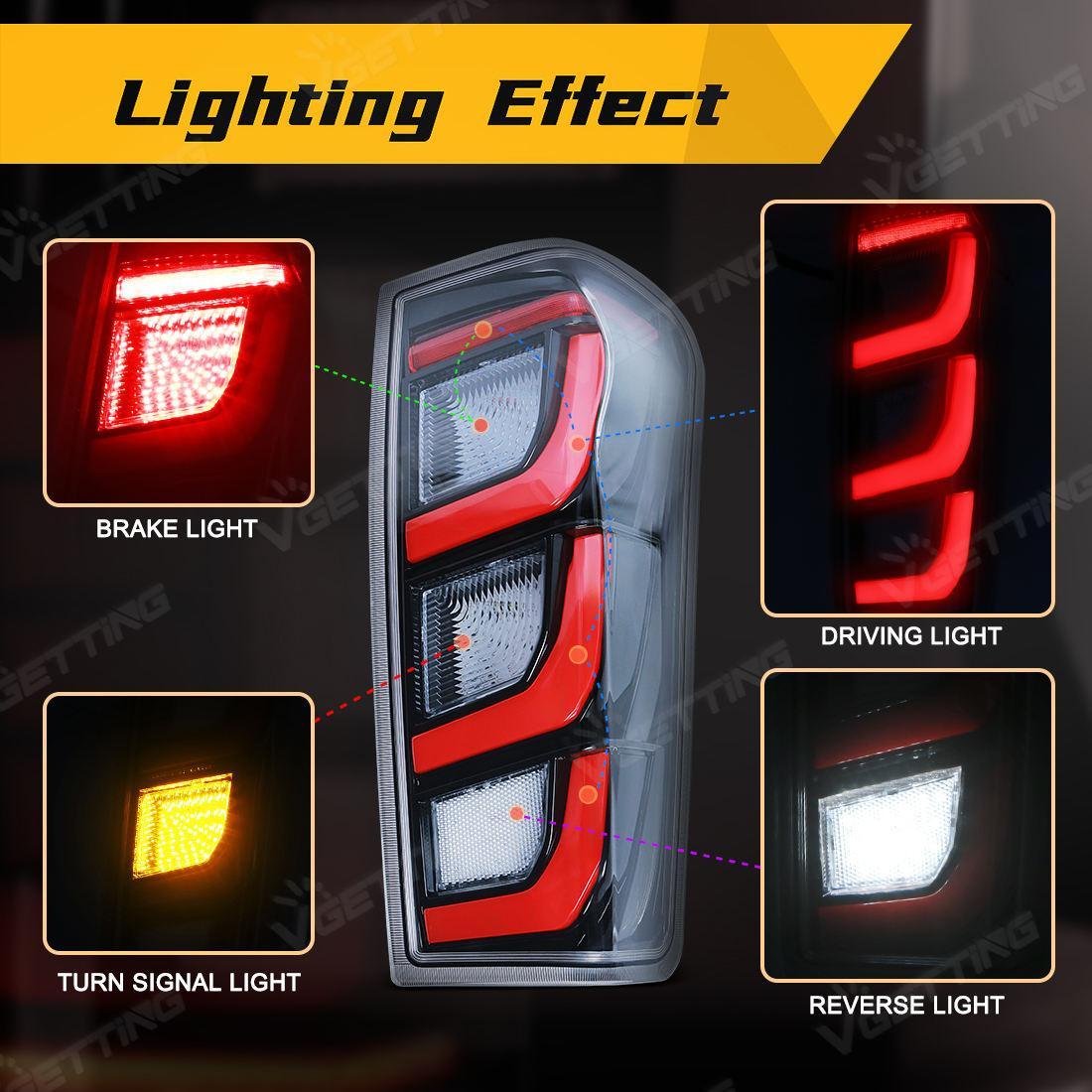 
                  
                    Isuzu Dmax Tail Lights-AFTERMARKET TAIL LAMP-RETRO-Clear-CARPLUS
                  
                