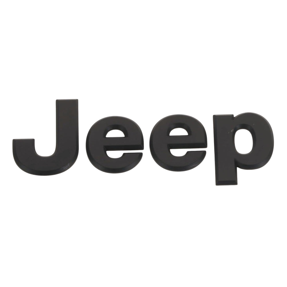 JEEP Emblem 3D Badge-CARPLUS-Matte Black Finishing-CARPLUS