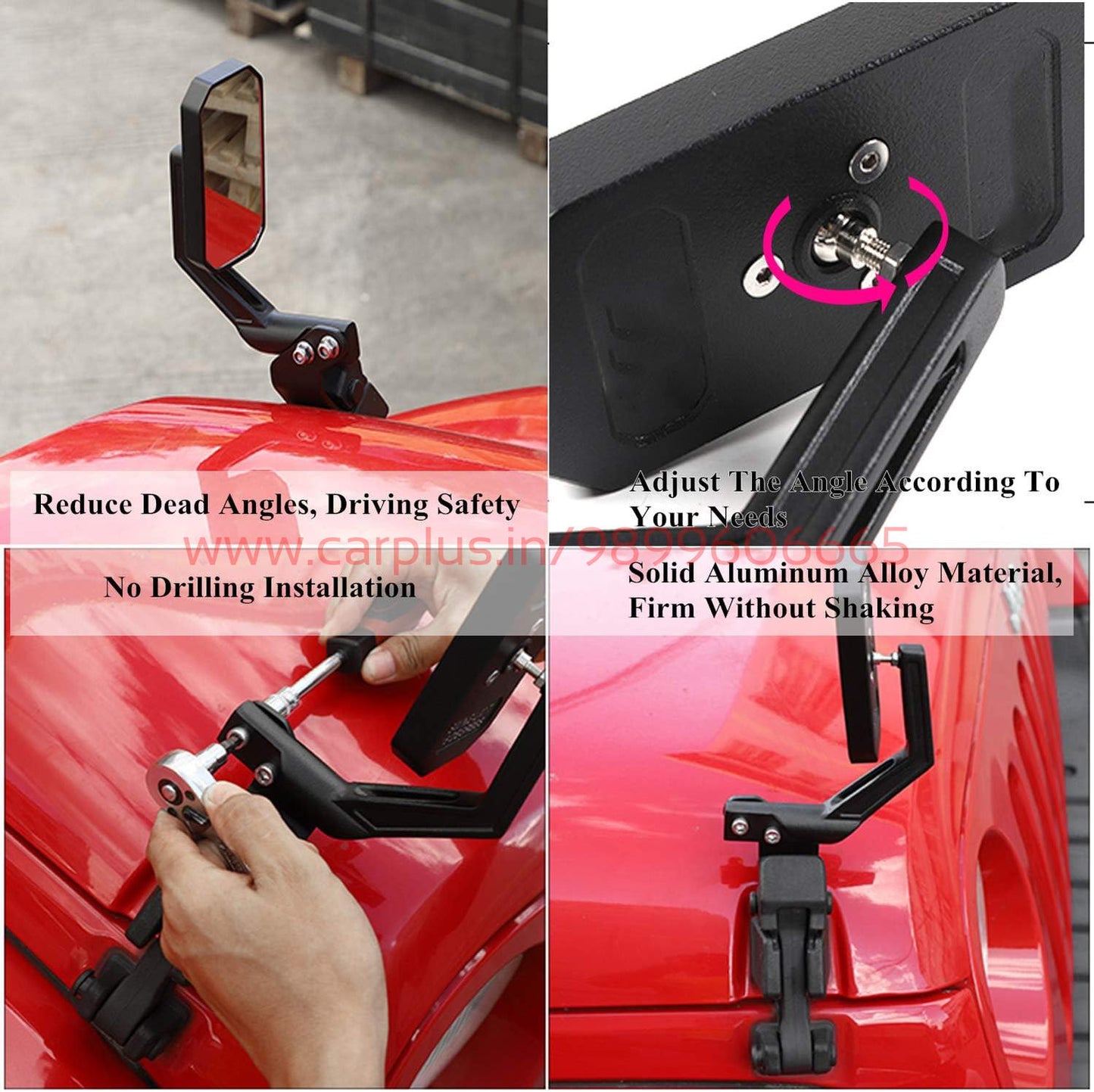 
                  
                    Jeep Bonnet Mirror-FENDER MIRROR-RETRO SOLUTIONS-CARPLUS
                  
                