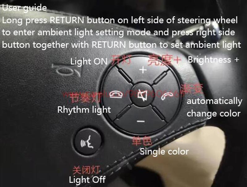 
                  
                    KMH 12 Colors Ambient Light For Mercedes Benz S Class W221 MERCEDES BENZ AMBIENT LIGHTING.
                  
                