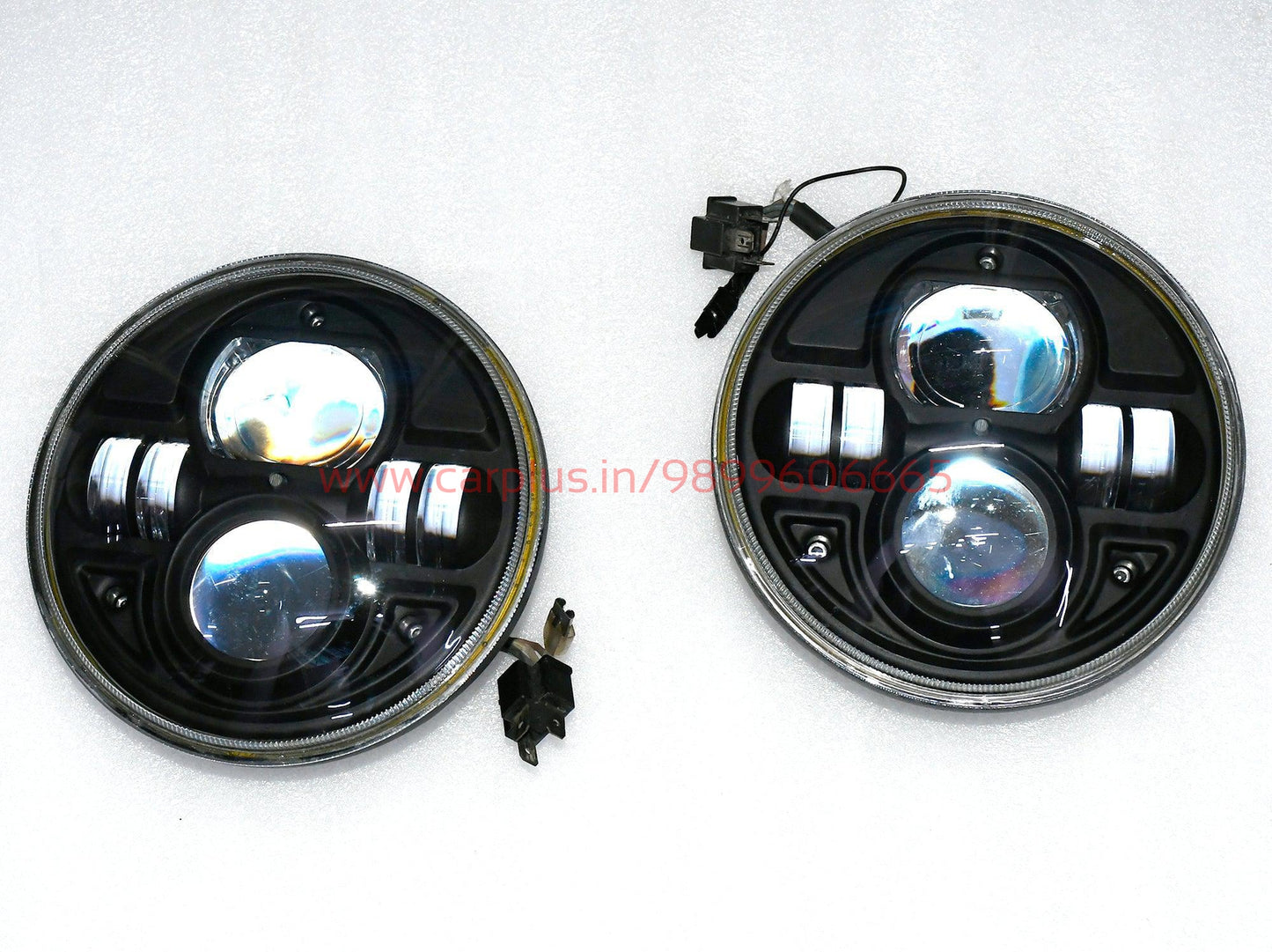 
                  
                    KMH 7" Head Light For Mahindra Thar Combo Beam Light 45W-AFTERMARKET HEADLAMP-KMH-BAR LIGHT-CARPLUS
                  
                
