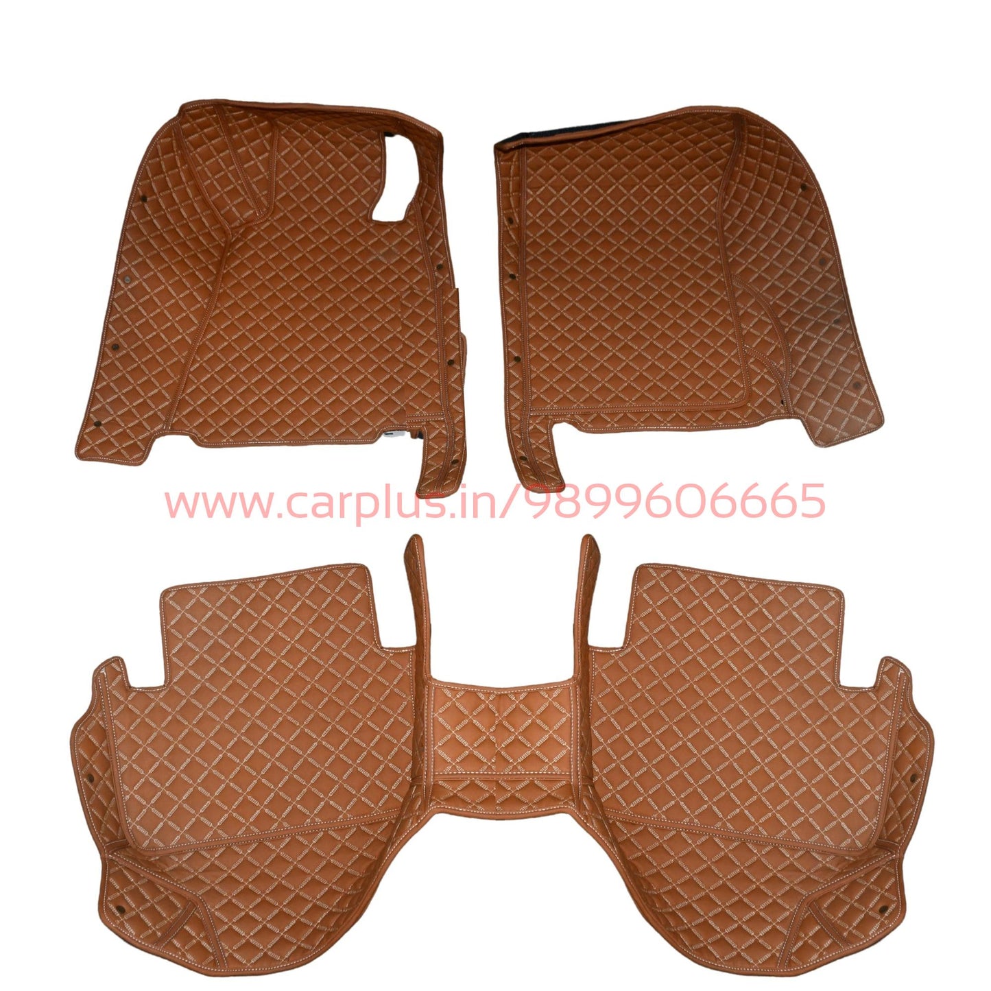 KMH 7D Car Mats Without Grass for BMW 5 Series-TAN-7D MATS-KMH-7D MATS-CARPLUS