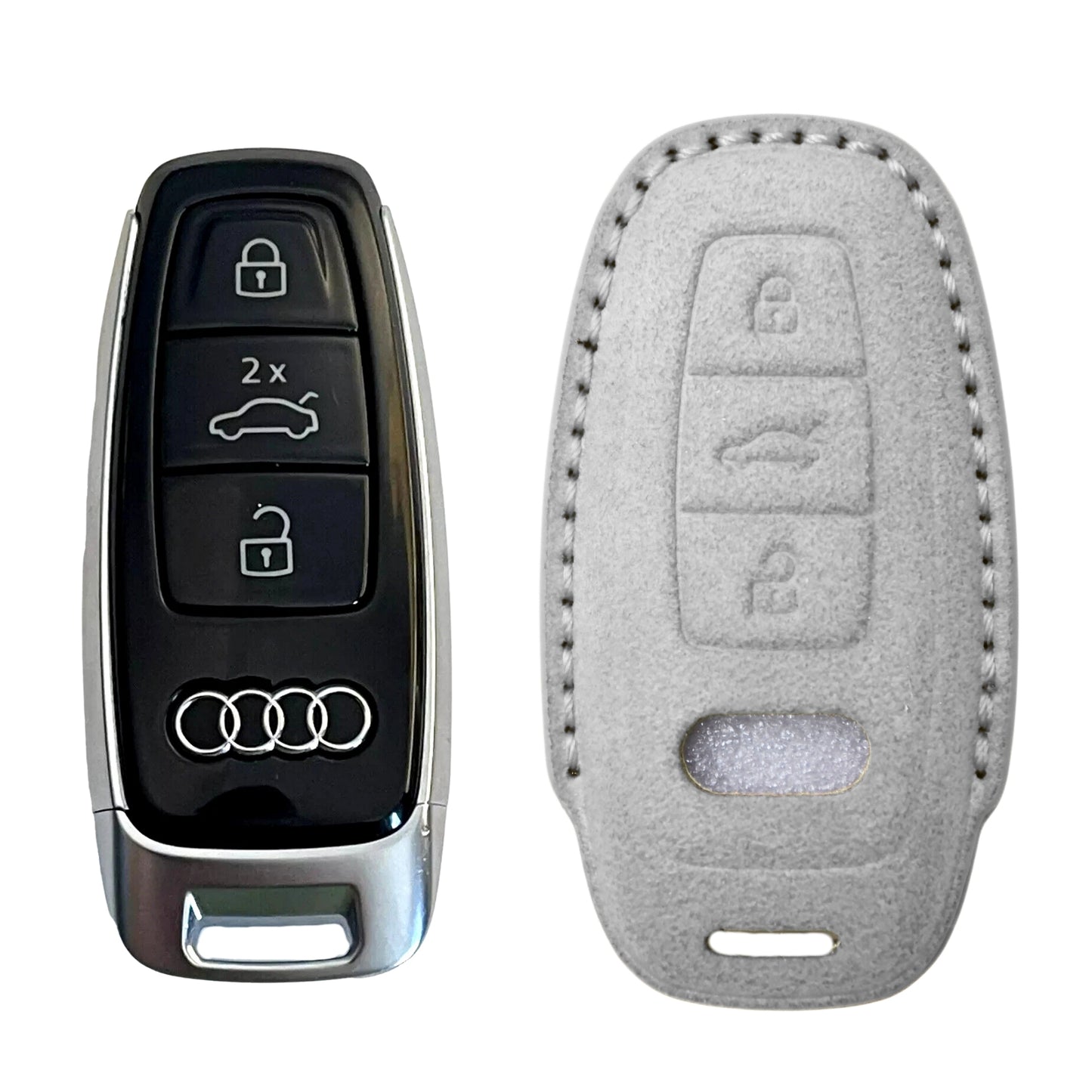 
                  
                    KMH Alcantara Key Cover for Audi(D4)-KEY COVER-KMH-Red-CARPLUS
                  
                