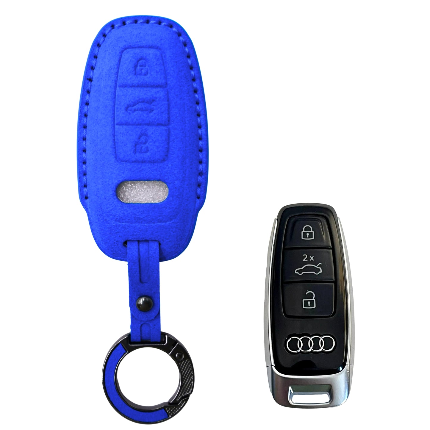 
                  
                    KMH Alcantara Key Cover for Audi(D4)-KEY COVER-KMH-Red-CARPLUS
                  
                