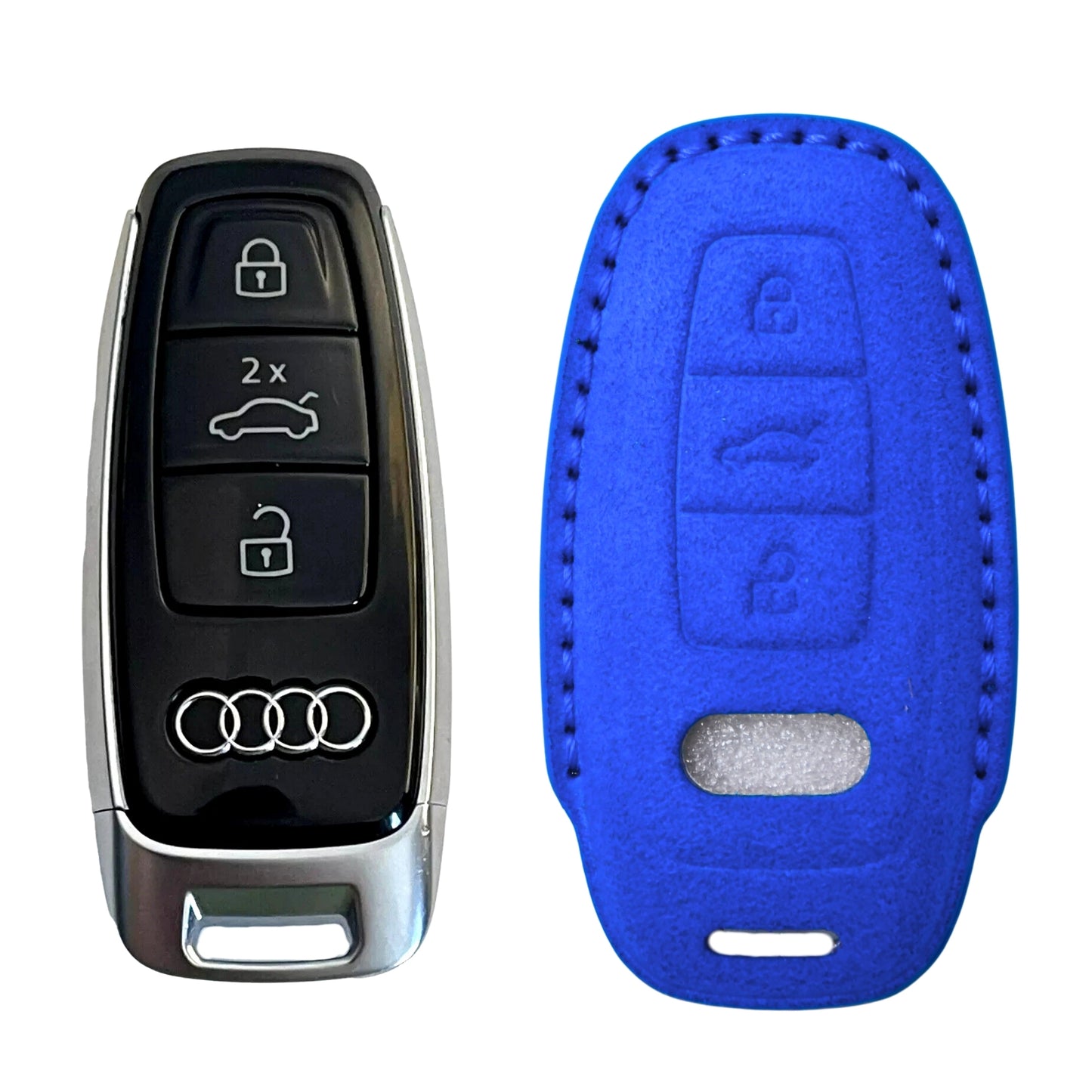 
                  
                    KMH Alcantara Key Cover for Audi(D4)-KEY COVER-KMH-Red-CARPLUS
                  
                