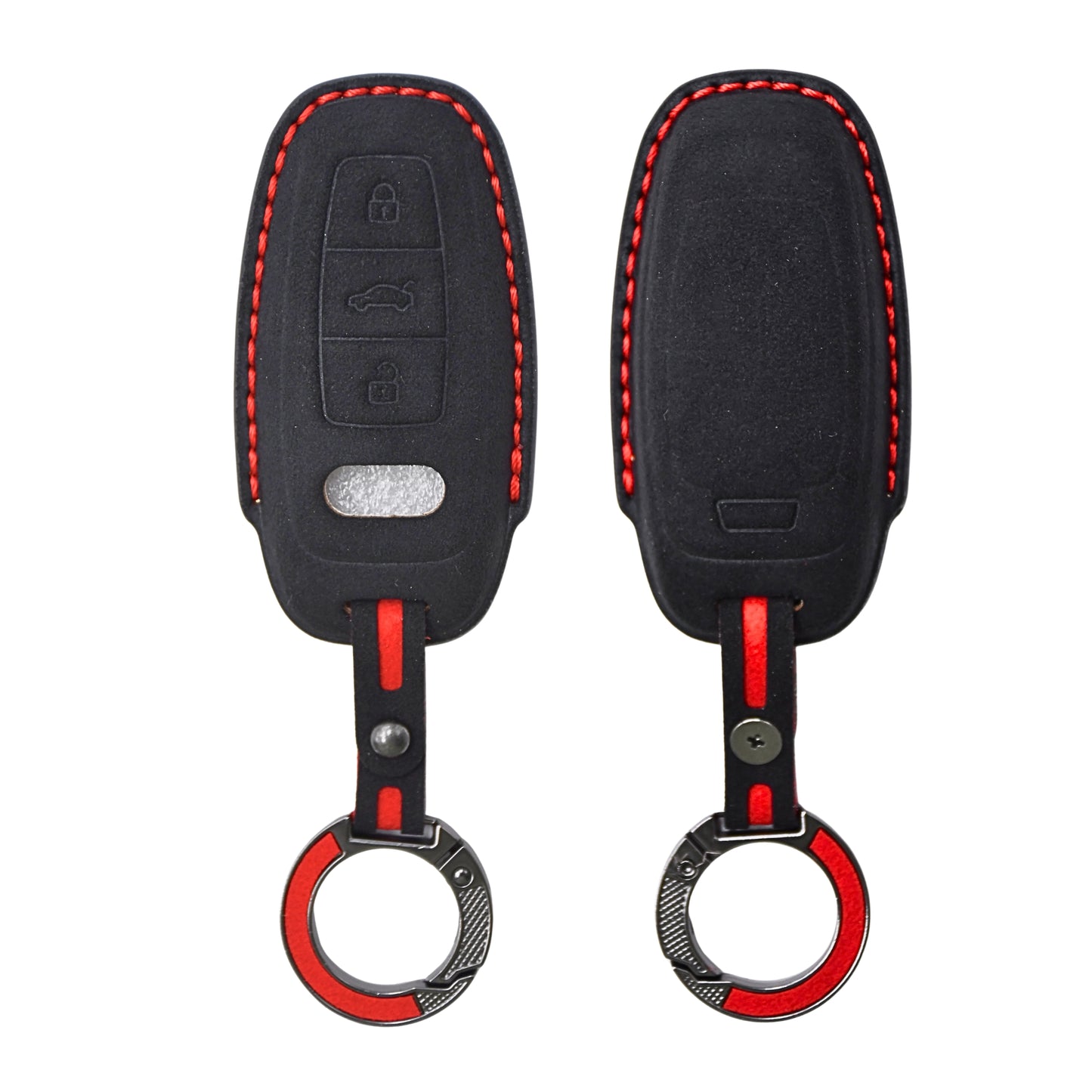 
                  
                    KMH Alcantara Key Cover for Audi(D4)-KEY COVER-KMH-Red-CARPLUS
                  
                