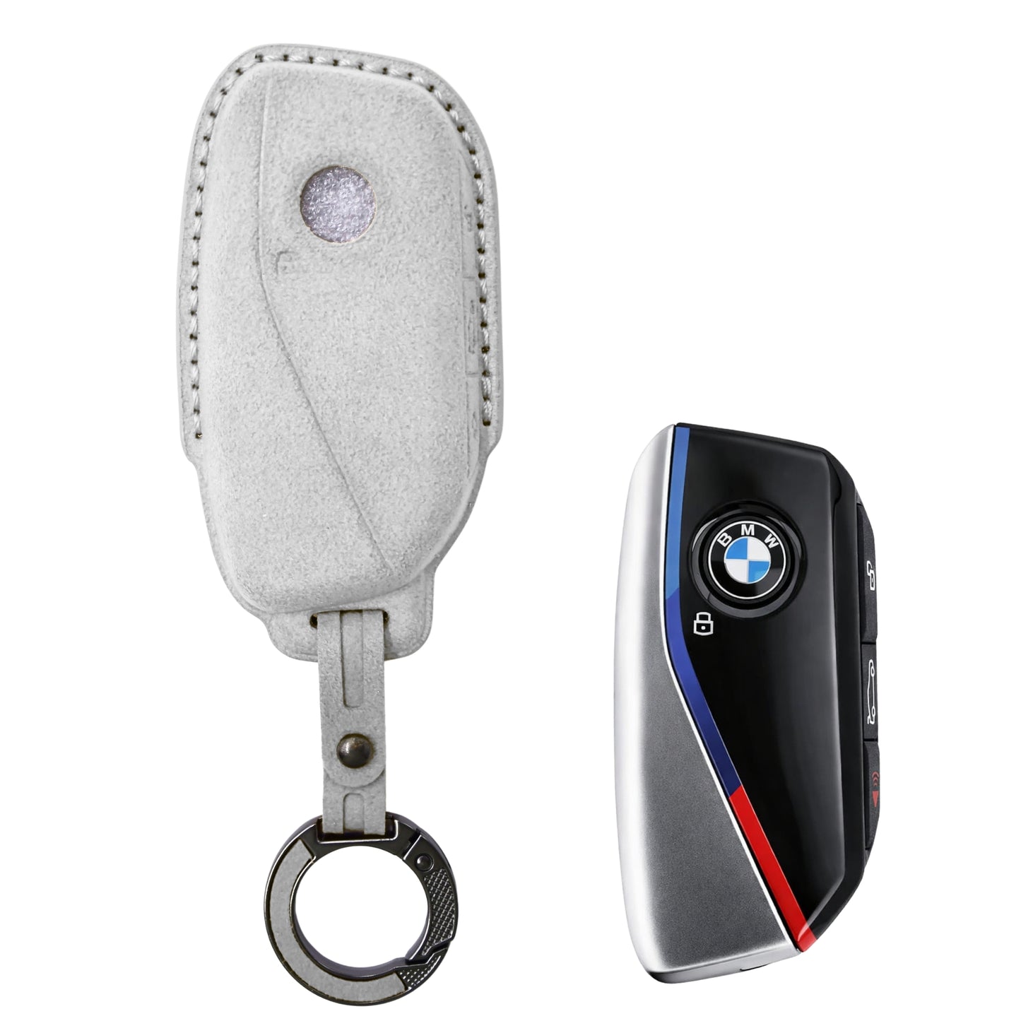 
                  
                    KMH Alcantara Key Cover for BMW(D5)-KEY COVER-KMH-Red-CARPLUS
                  
                