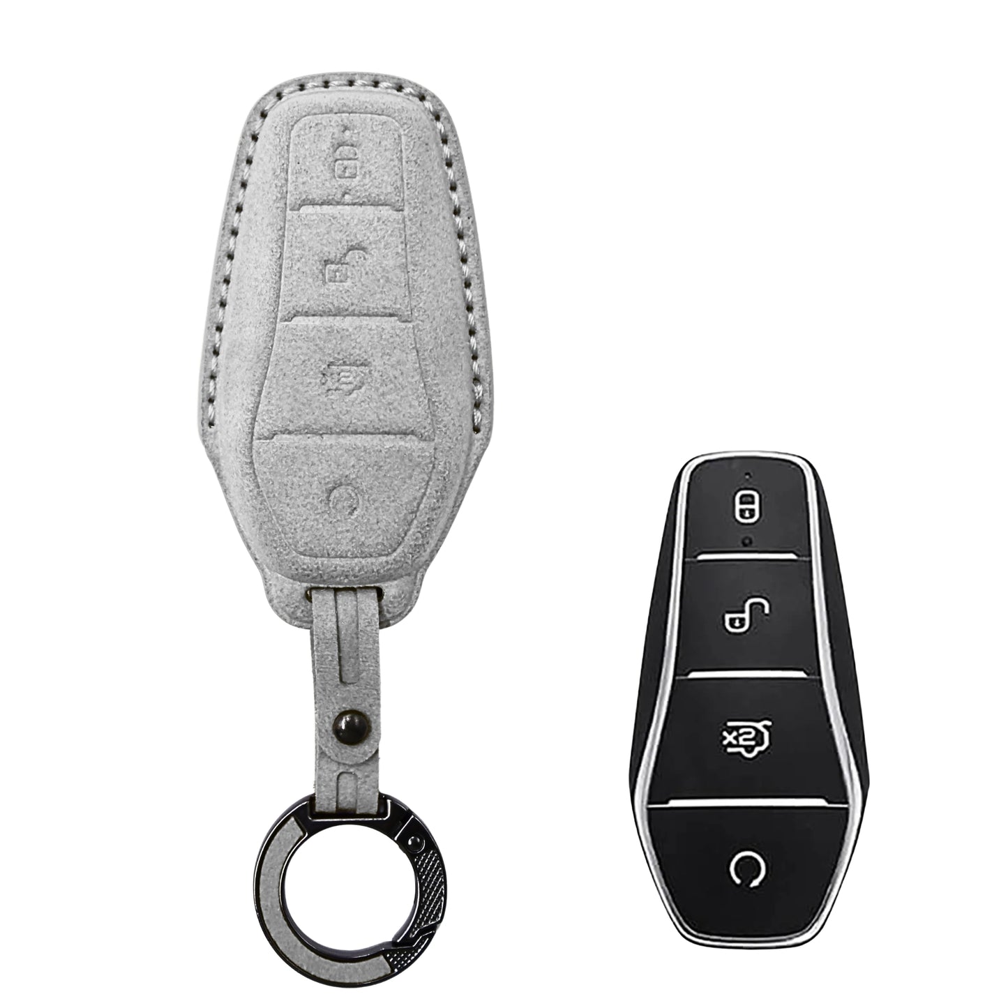 
                  
                    KMH Alcantara Key Cover for BYD-KEY COVER-KMH-Red-CARPLUS
                  
                