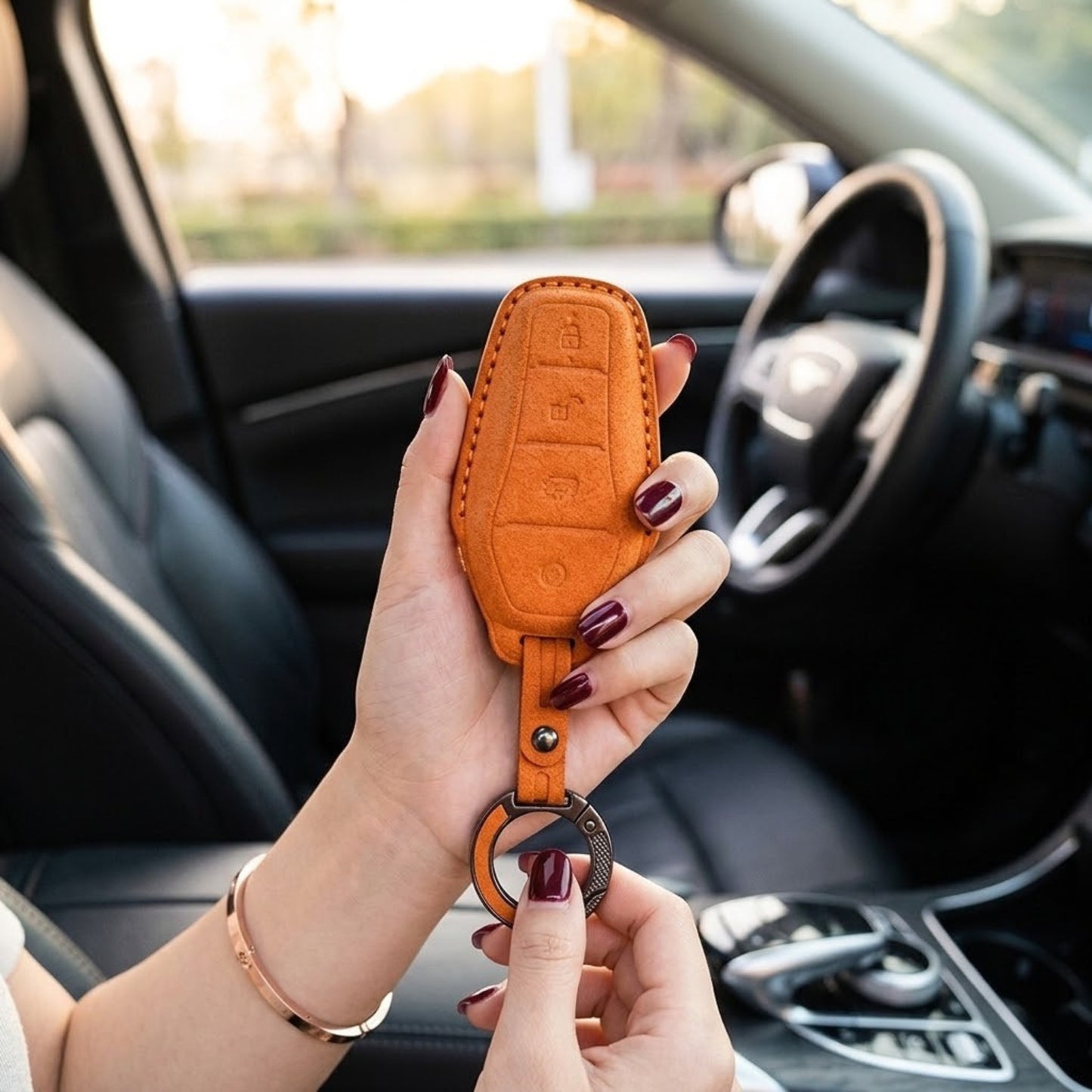 
                  
                    KMH Alcantara Key Cover for BYD-KEY COVER-KMH-Red-CARPLUS
                  
                