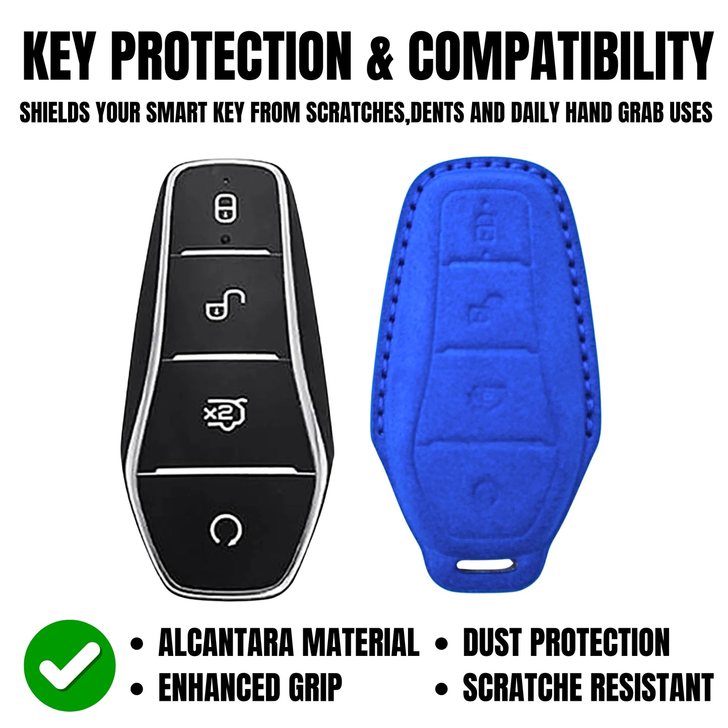 
                  
                    KMH Alcantara Key Cover for BYD-KEY COVER-KMH-Red-CARPLUS
                  
                